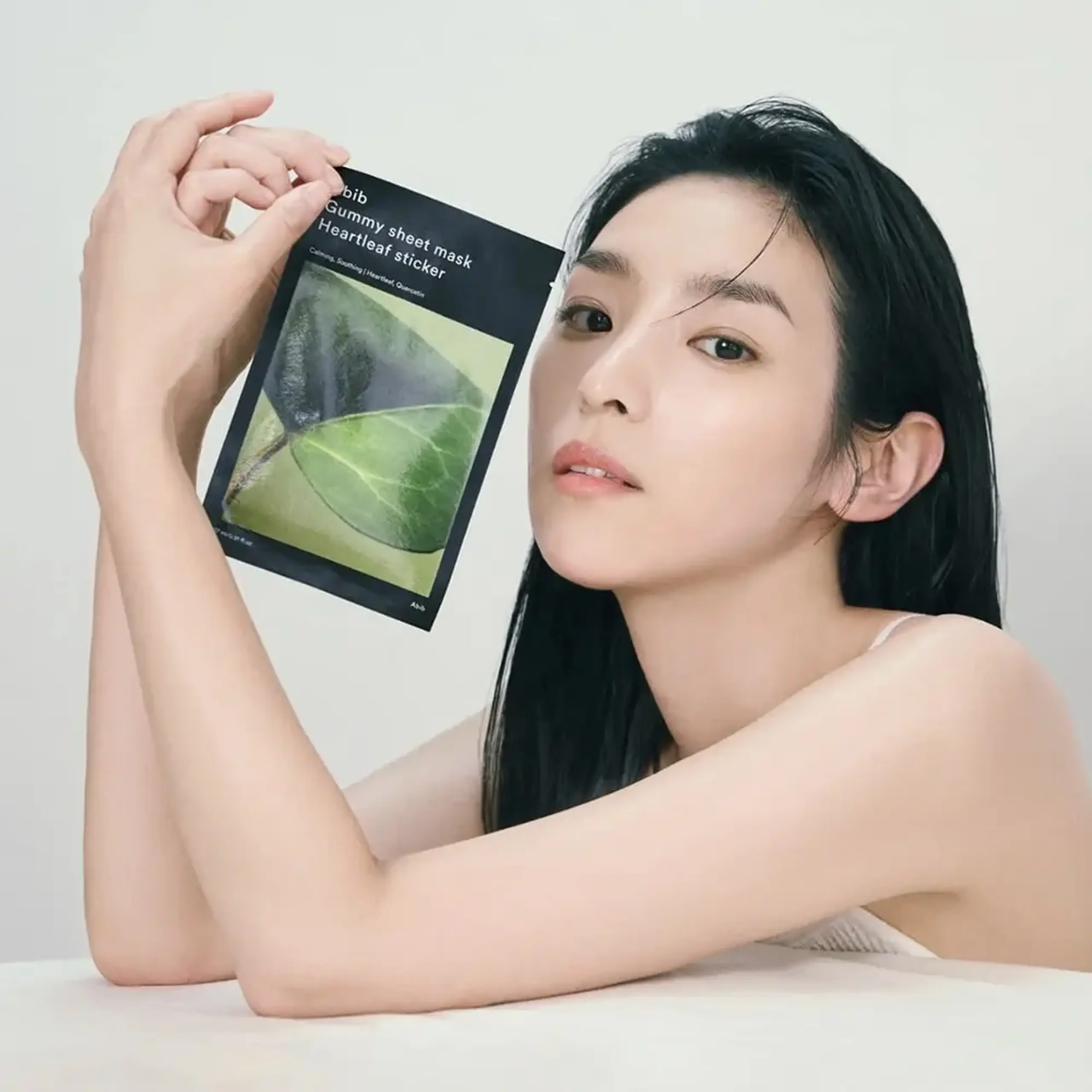 Mască de țesătură Abib Gummy Sheet Mask Heartleaf Sticker
