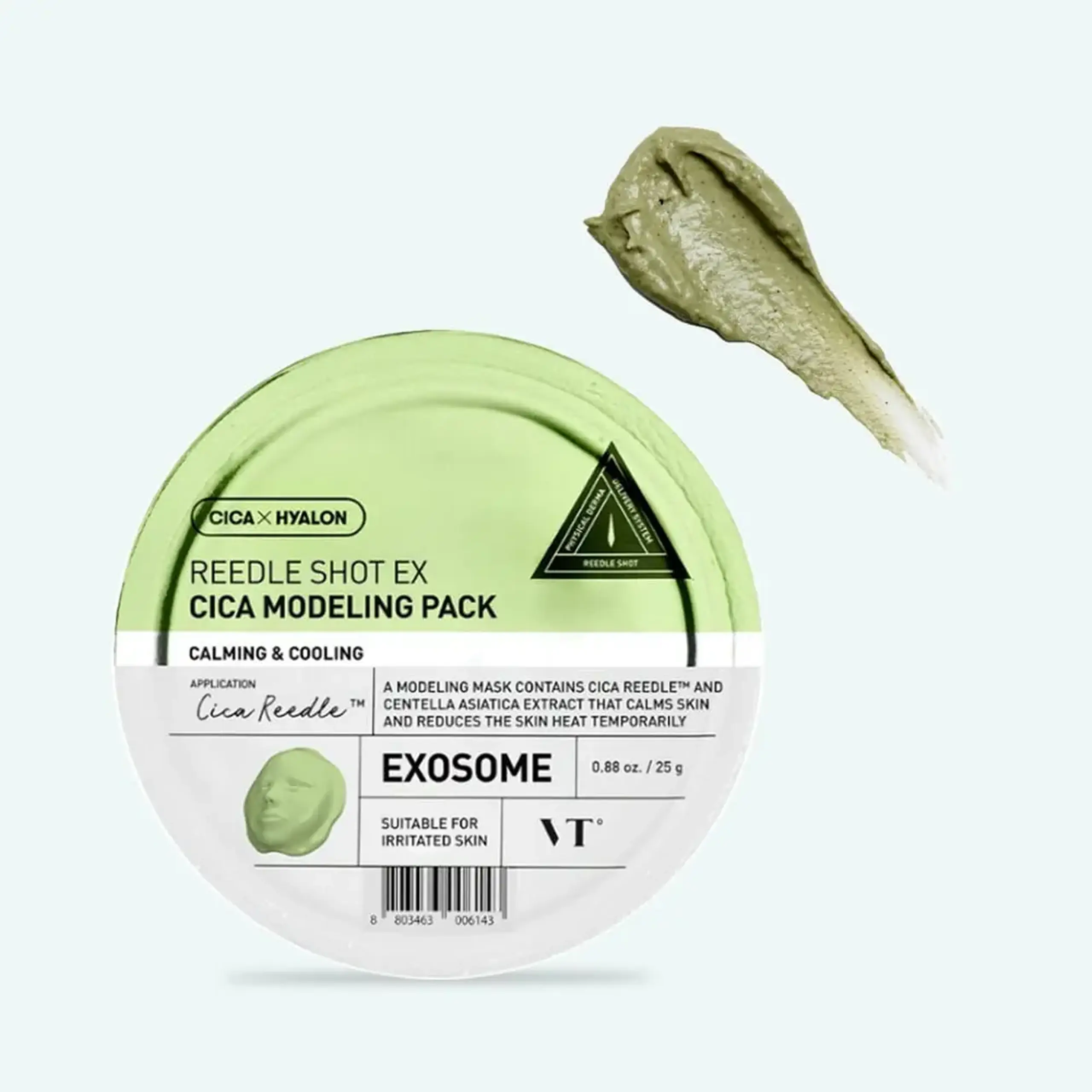 Mască alginată modelatoare cu microace și extract de centella VT COSMETICS Reedle Shot EX Cica Modeling Pack 25g