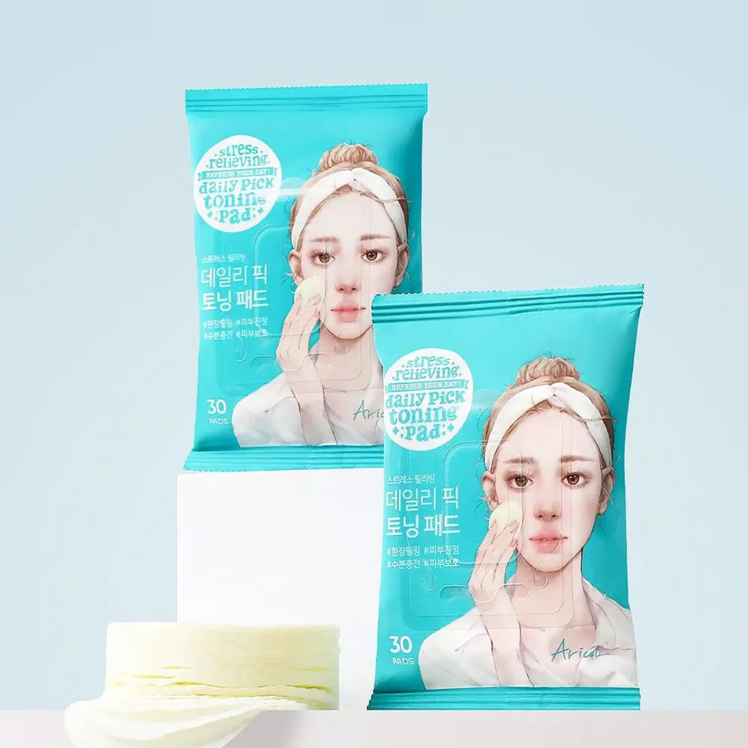 Pad-uri tonice pentru utilizare zilnică Ariul Stress Relieving Daily Pick Toning Pad 30pcs