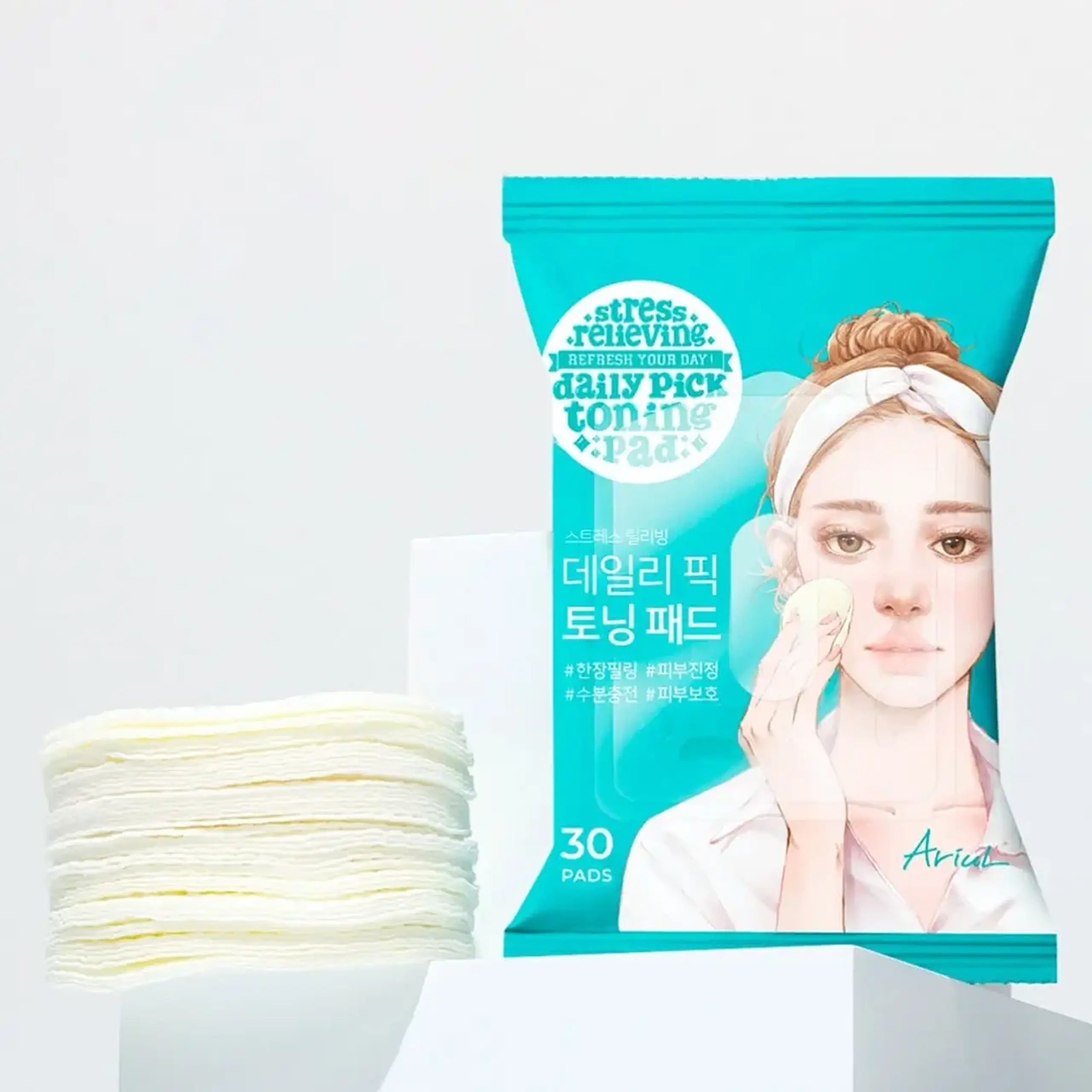 Pad-uri tonice pentru utilizare zilnică Ariul Stress Relieving Daily Pick Toning Pad 30pcs