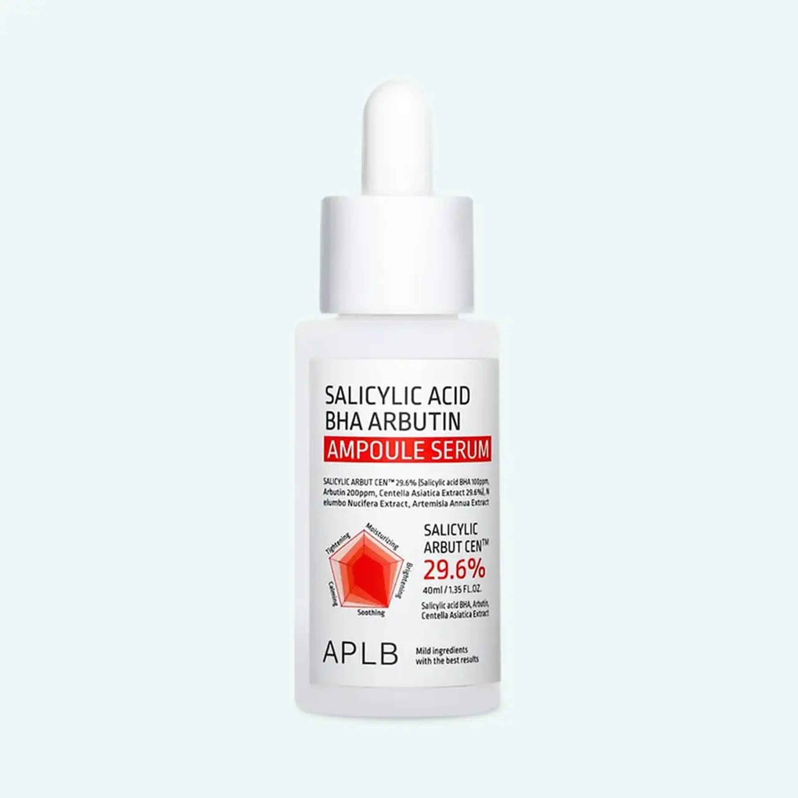 Ser antiinflamator cu acid salicilic Aplb Salicylic Acid BHA Arbutin Ampoule Serum 40 ml