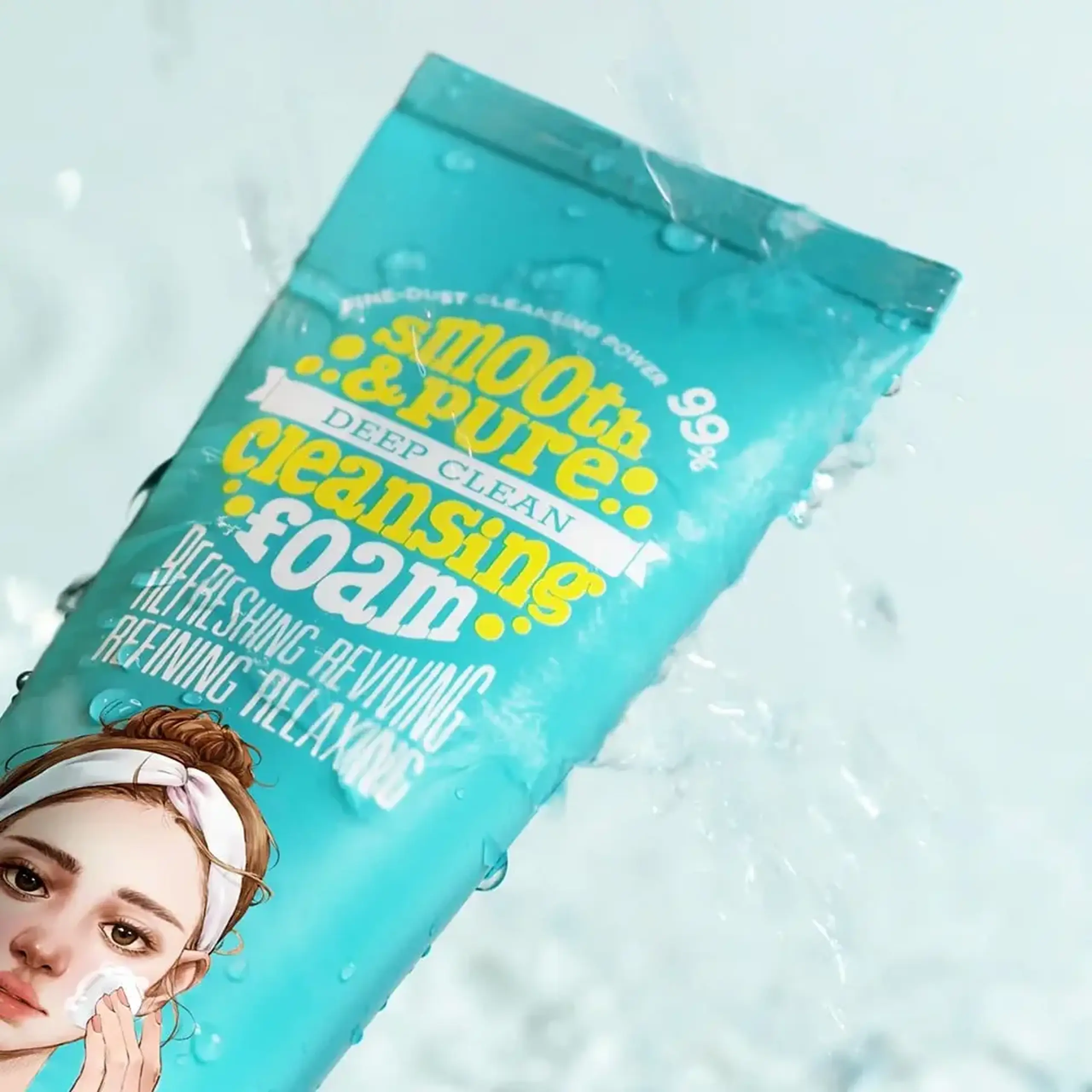 Spumă de curățare Ariul Smooth &amp; Pure Deep Clean Cleansing Foam 120ml
