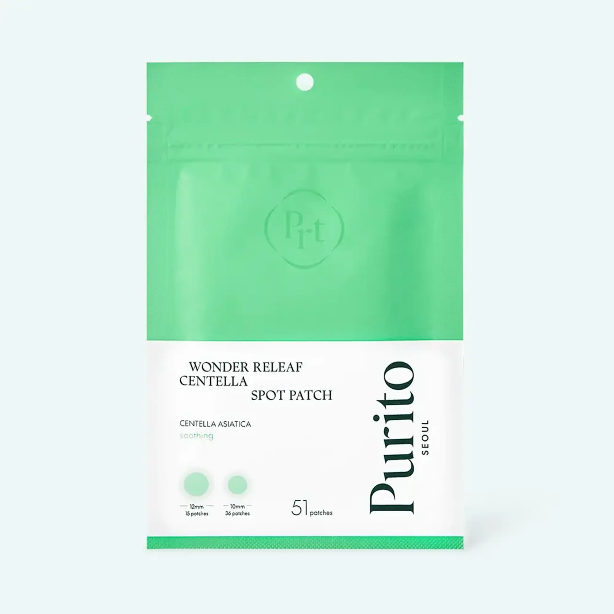 Plasturi transparenți pentru acnee Purito Seoul Wonder Releaf Centella Spot Patch 51pcs