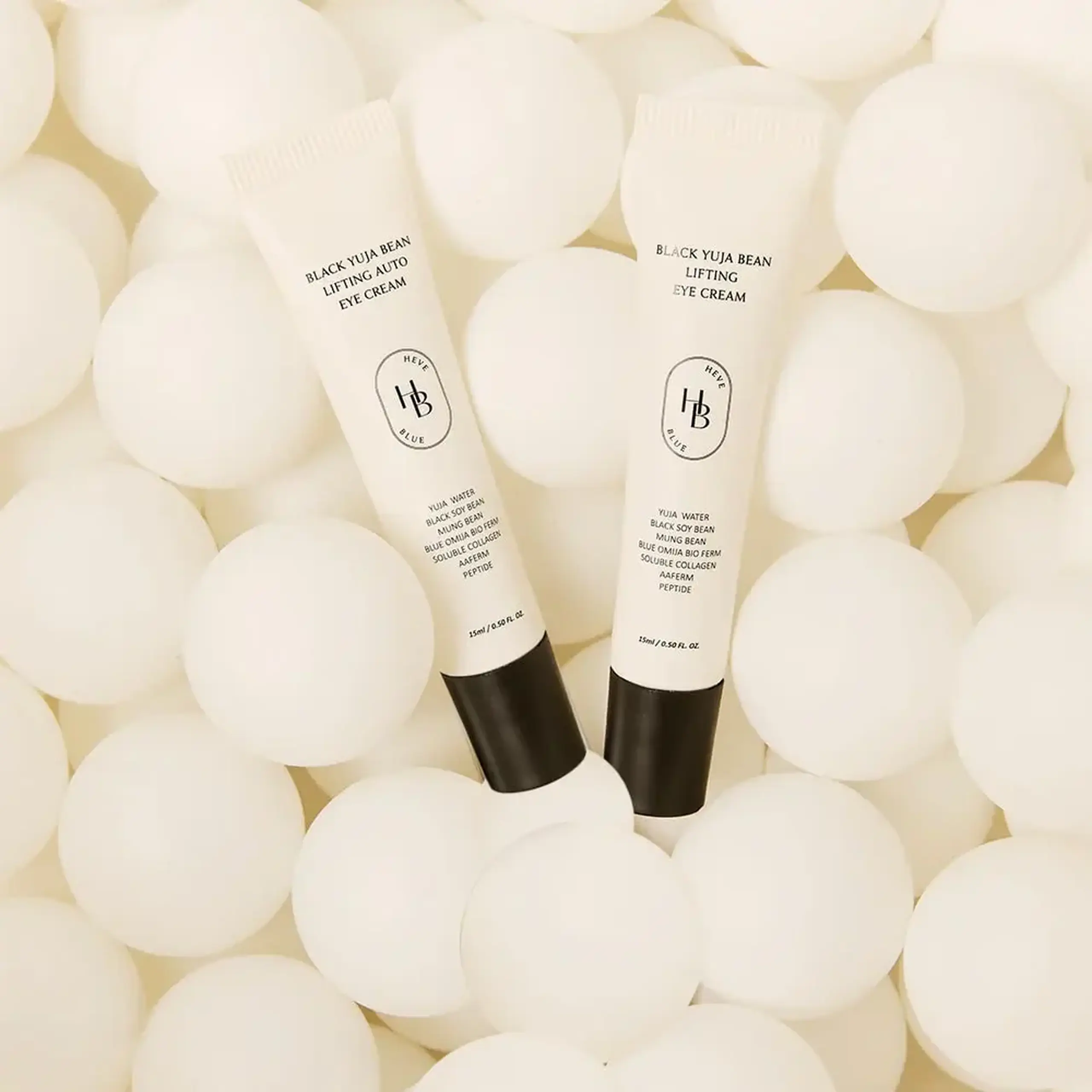 Cremă lifting pentru conturul ochilor Heveblue Black Yuja Bean Lifting Eye Cream 15ml