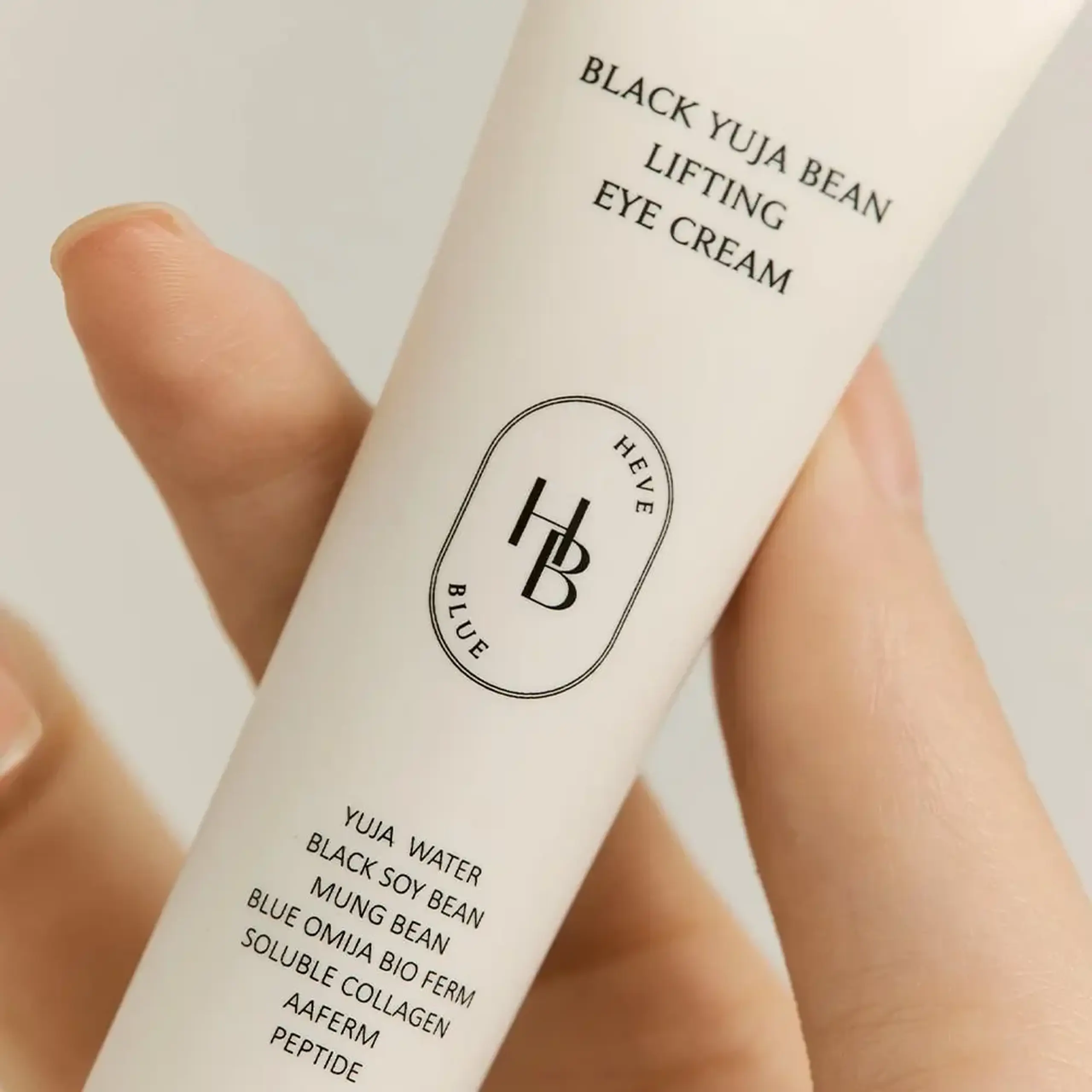 Cremă lifting pentru conturul ochilor Heveblue Black Yuja Bean Lifting Eye Cream 15ml