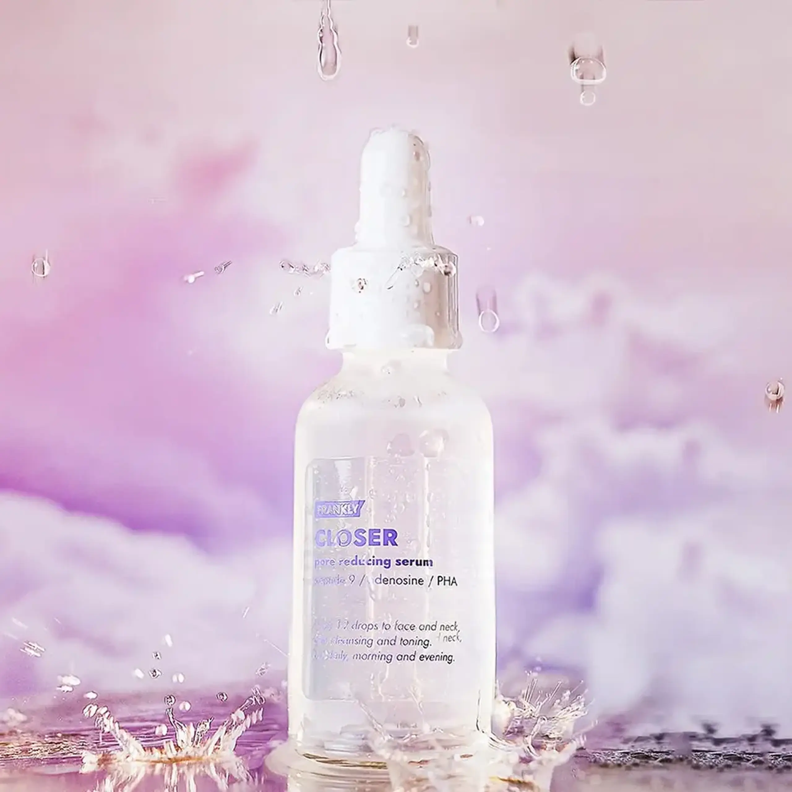 Ser anti-age pentru micșorarea porilor cu peptide Frankly CLOSER Serum 30mL