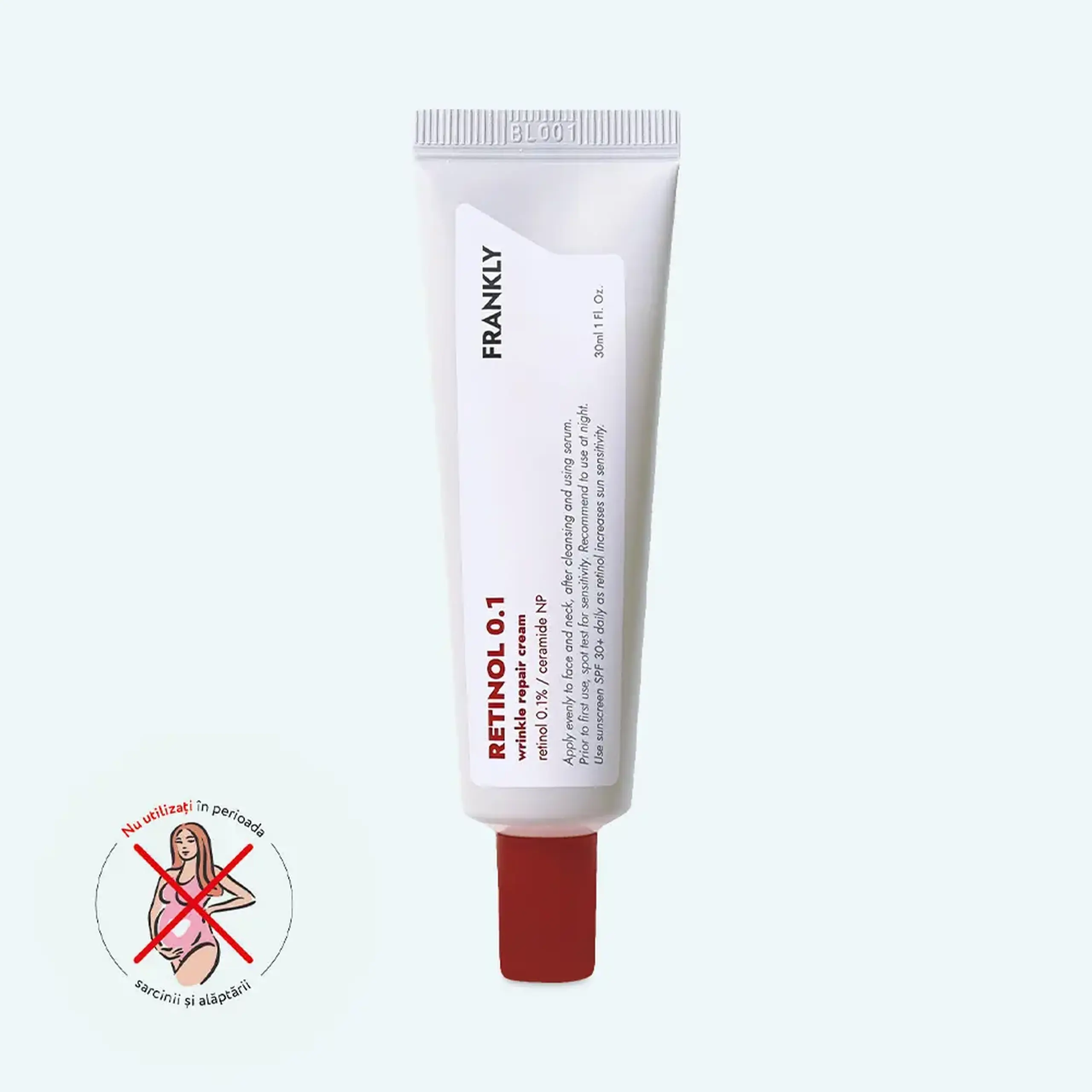 Cremă reparatorie cu retinol Frankly Retinol 0.1% cream 30ml