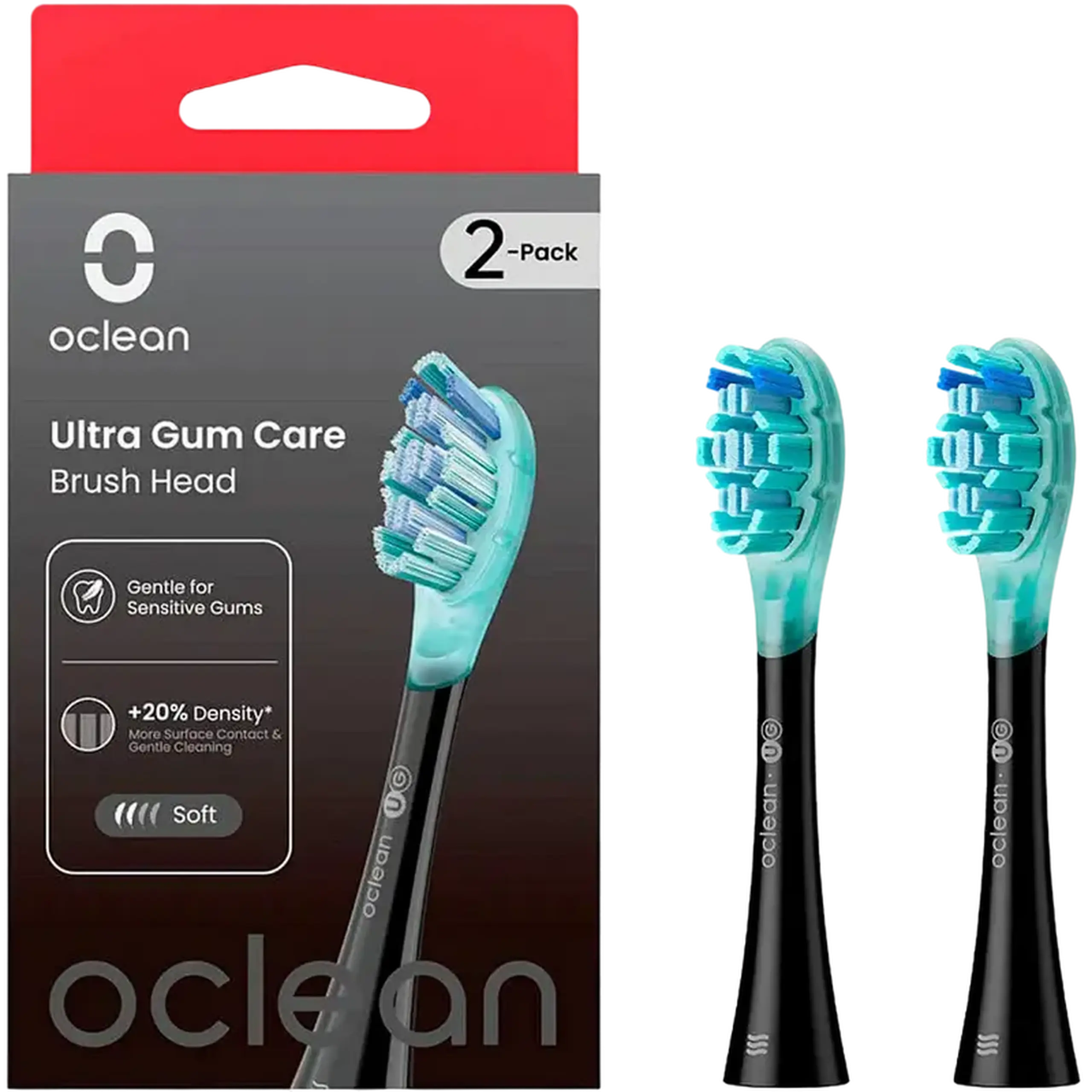 Duză pentru periuța de dinți electrică Oclean UG02 B02, Negru