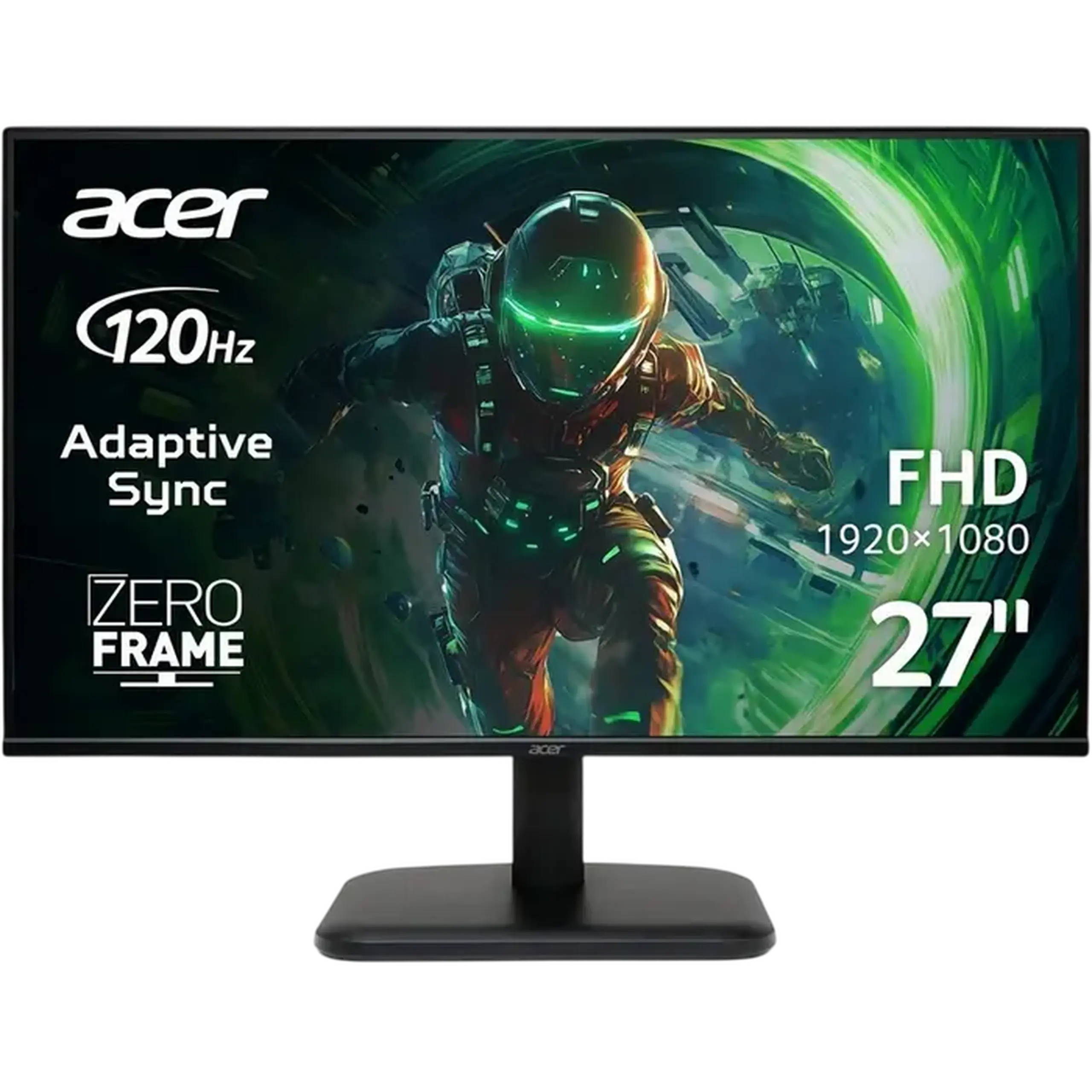 27" Monitor Acer EK271Gbi, IPS 1920x1080 FHD, Negru
