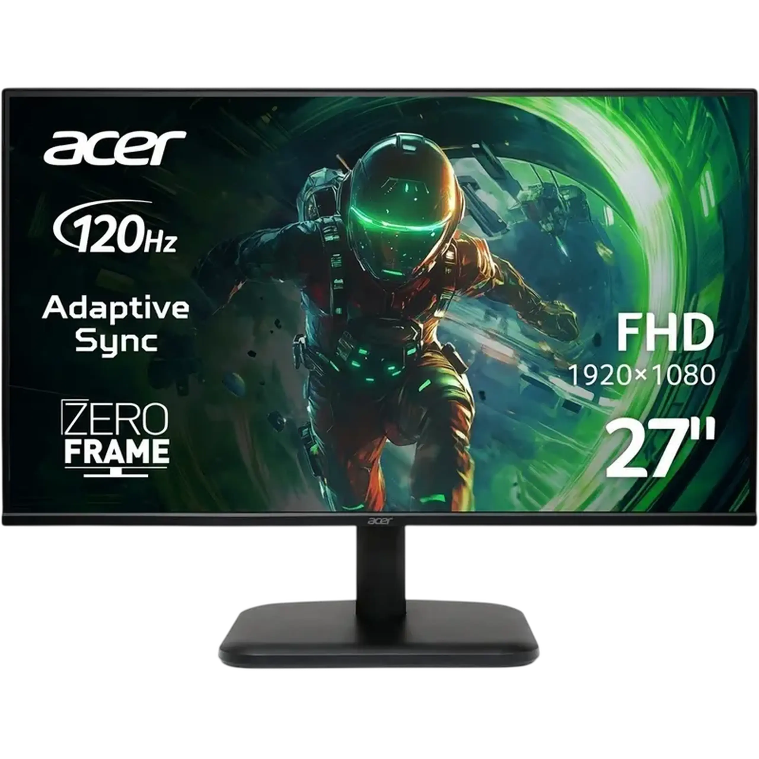 27" Monitor Acer EK271Gbi, IPS 1920x1080 FHD, Negru