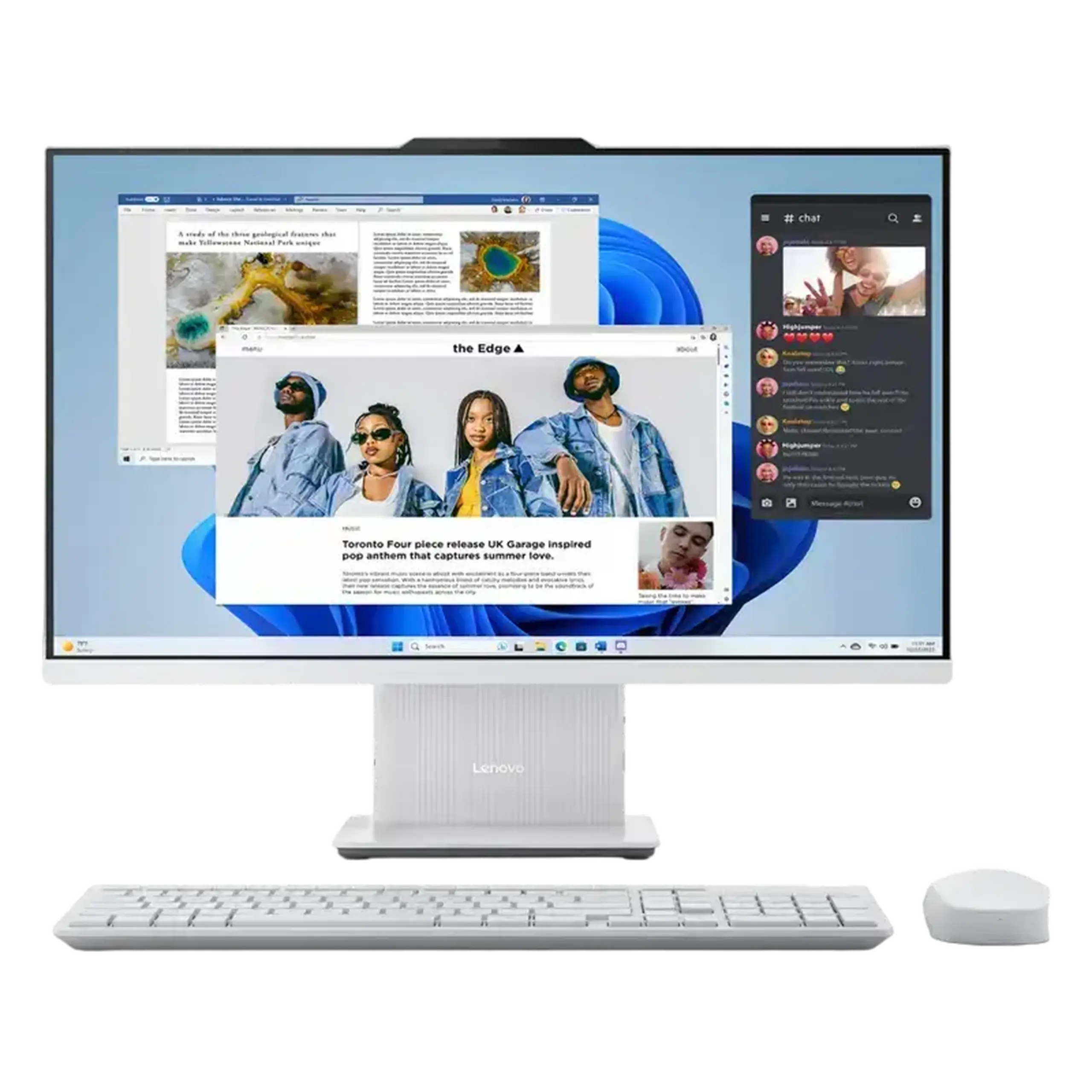 Computer All-in-One Lenovo IdeaCentre 3 27ARR9, 27", AMD Ryzen 5 7533HS, 8GB/512GB, Fără SO, Cloud Grey