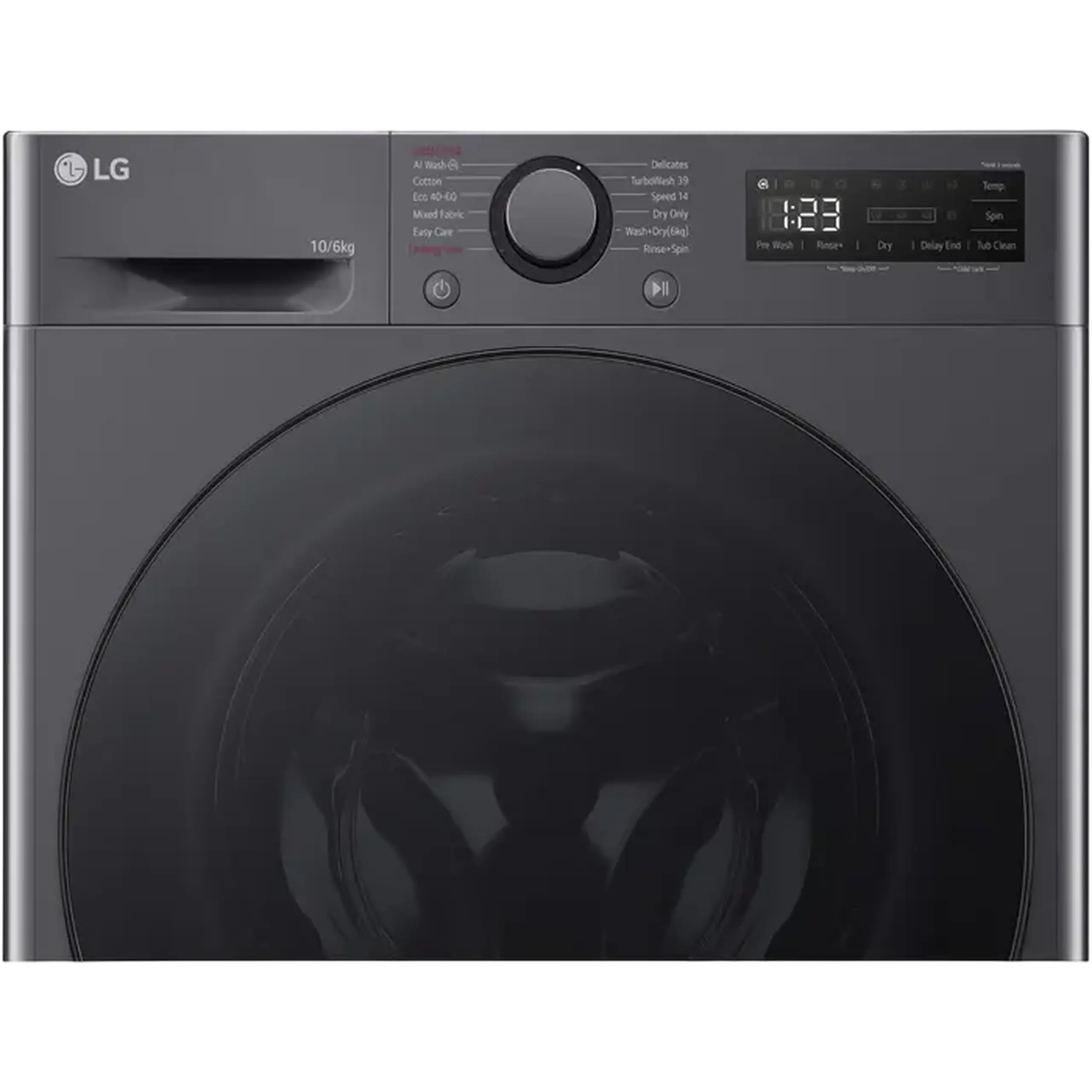 Mașină de spălat cu uscător LG F4DR510S2M, 10kg, Gri
