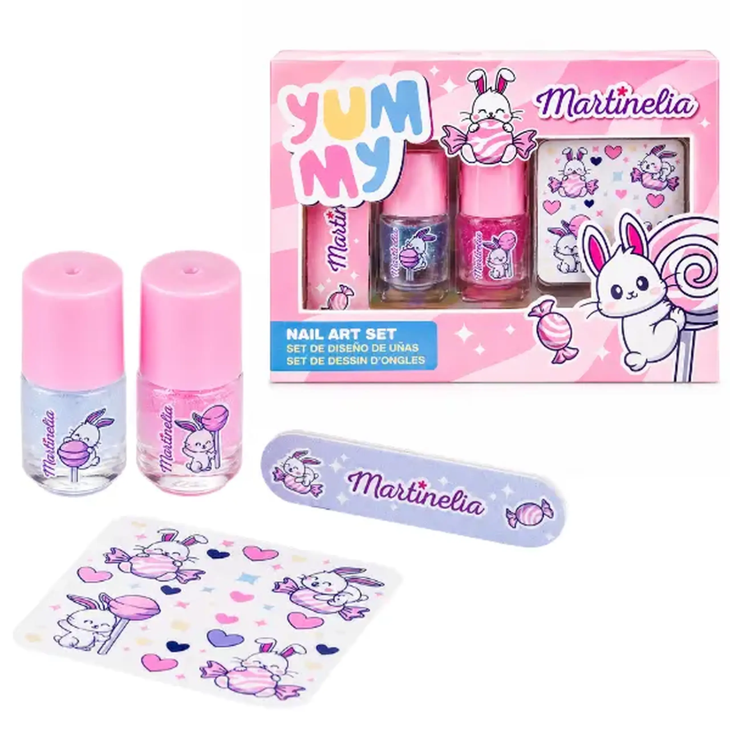 Martinelia Set pentru nail art „Yummy”, 4 elem.