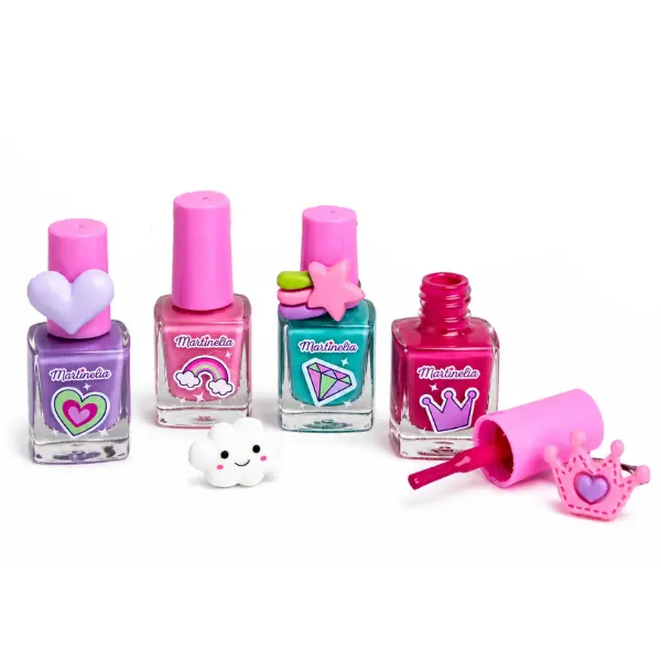 Martinelia set „Lacuri de unghii și inele” Super Girl