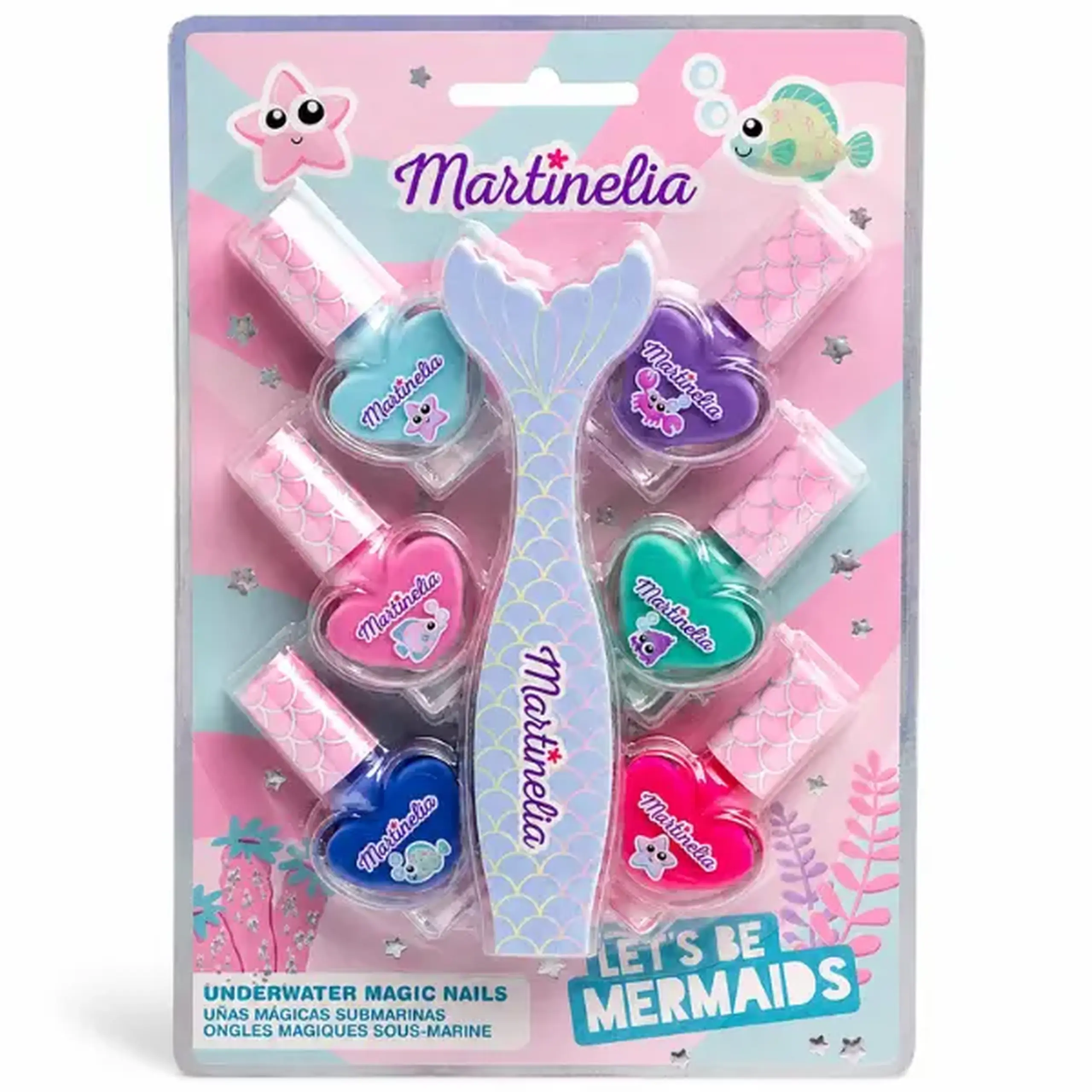Martinelia set pentru manichiură „Să fim sirene”, 7 elem.
