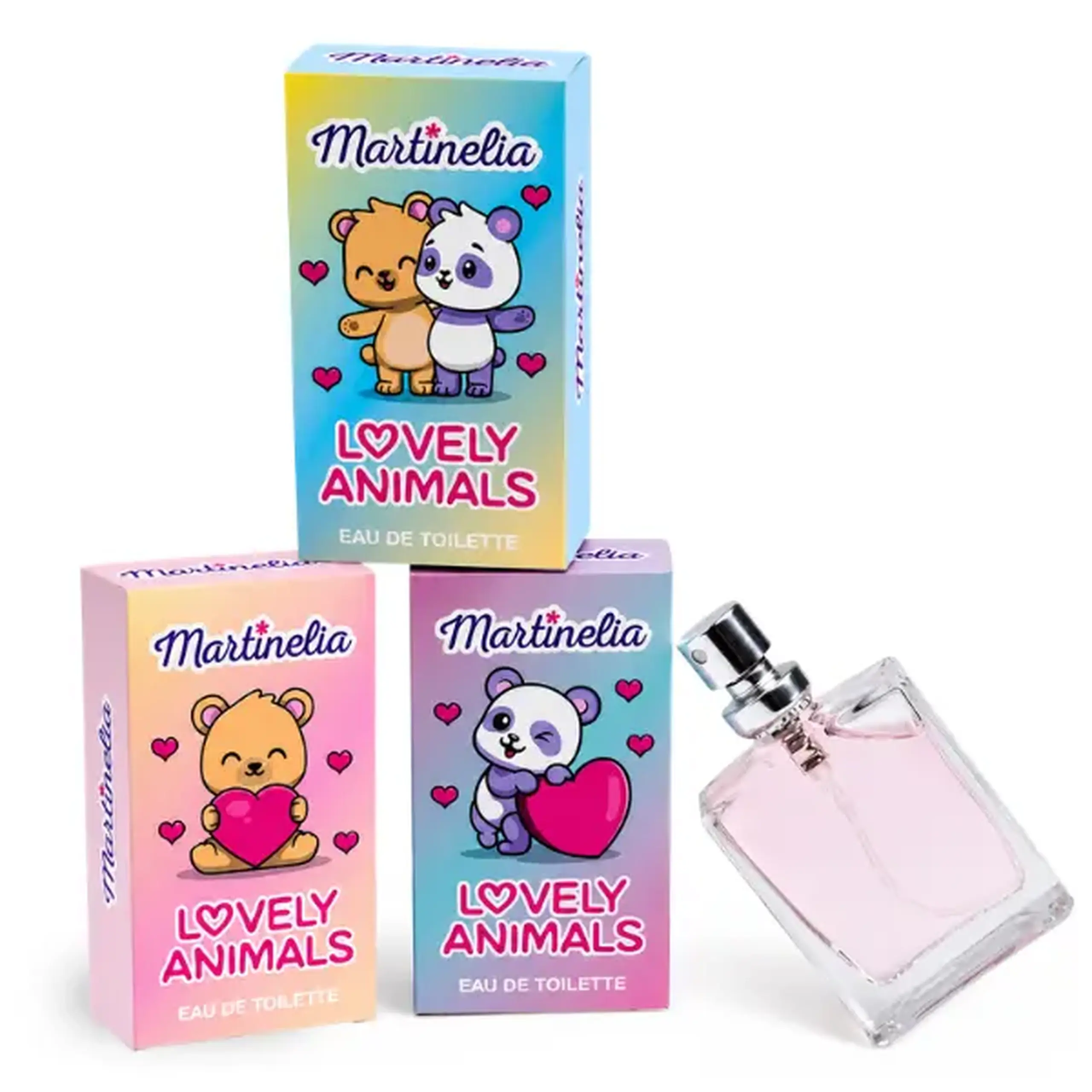 Martinelia apă de toaletă „Animale drăgălașe”, 15 ml, 3 arome