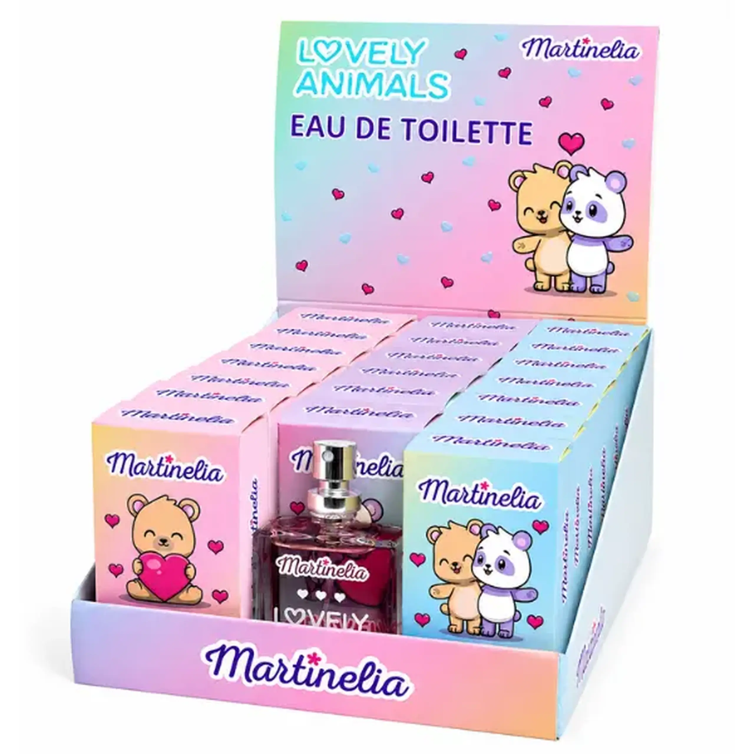 Martinelia apă de toaletă „Animale drăgălașe”, 15 ml, 3 arome