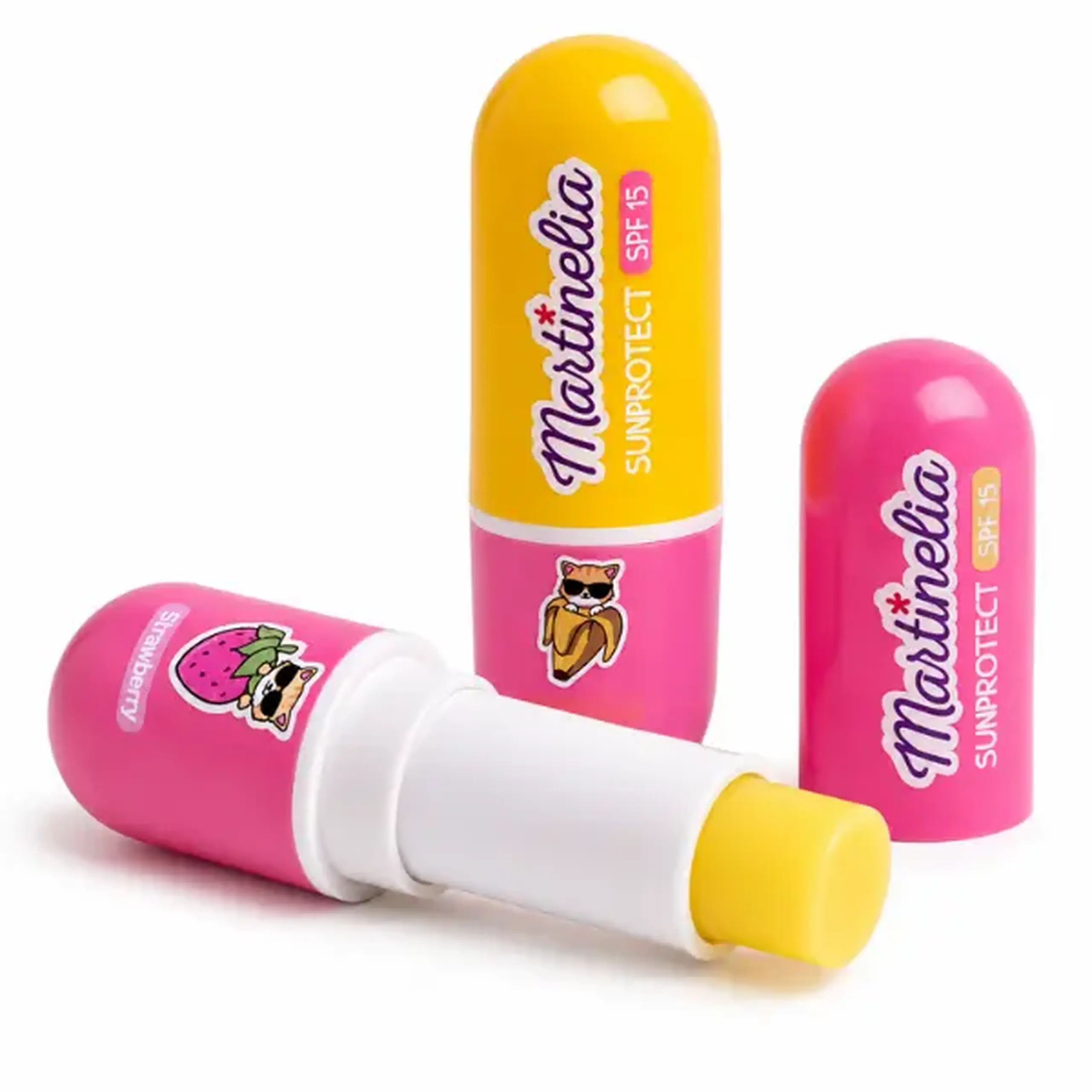 Martinelia balsam de buze cu protecție solară „Yummy”, SPF 15