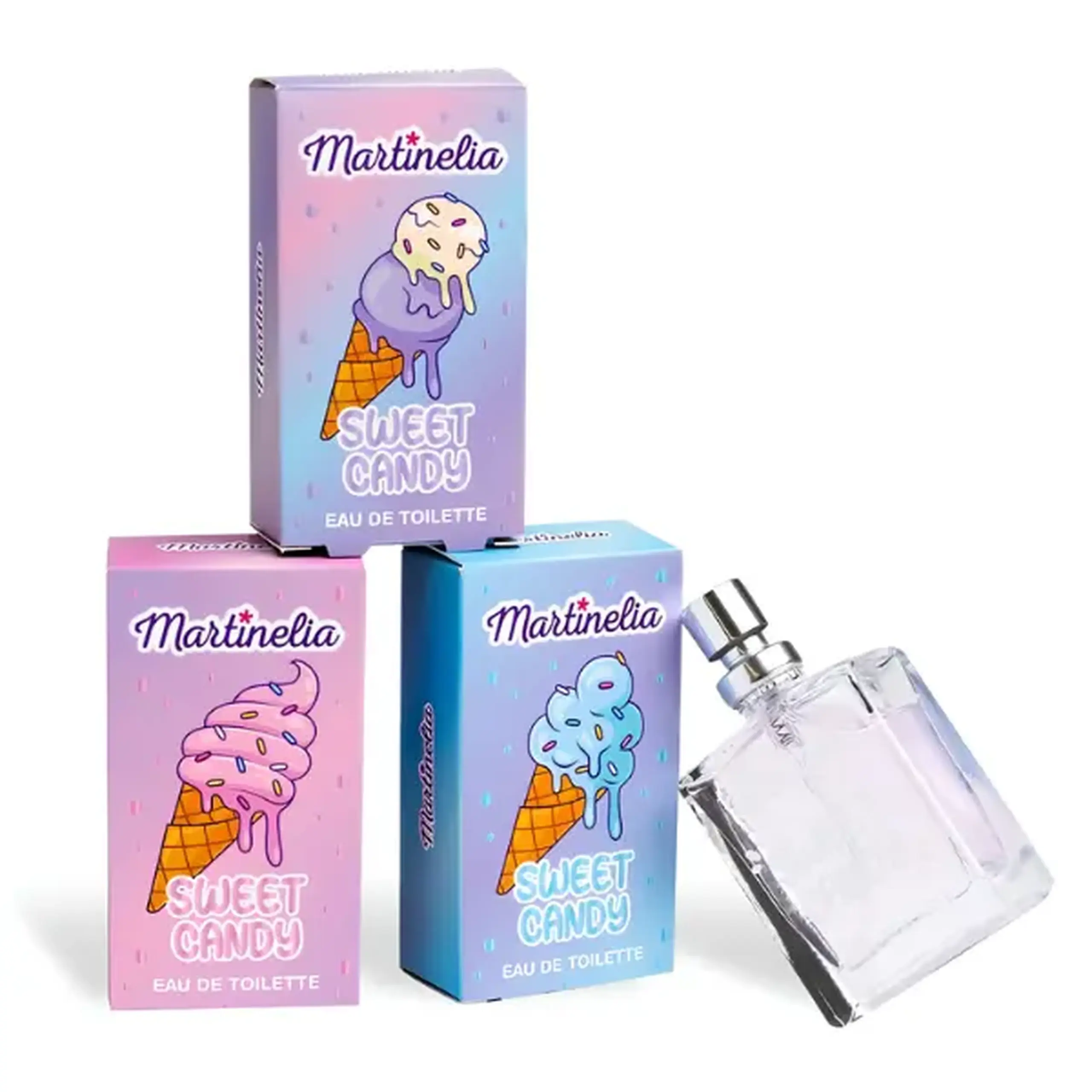 Martinelia apă de toaletă „Bomboană dulce”, 15 ml, 3 arome