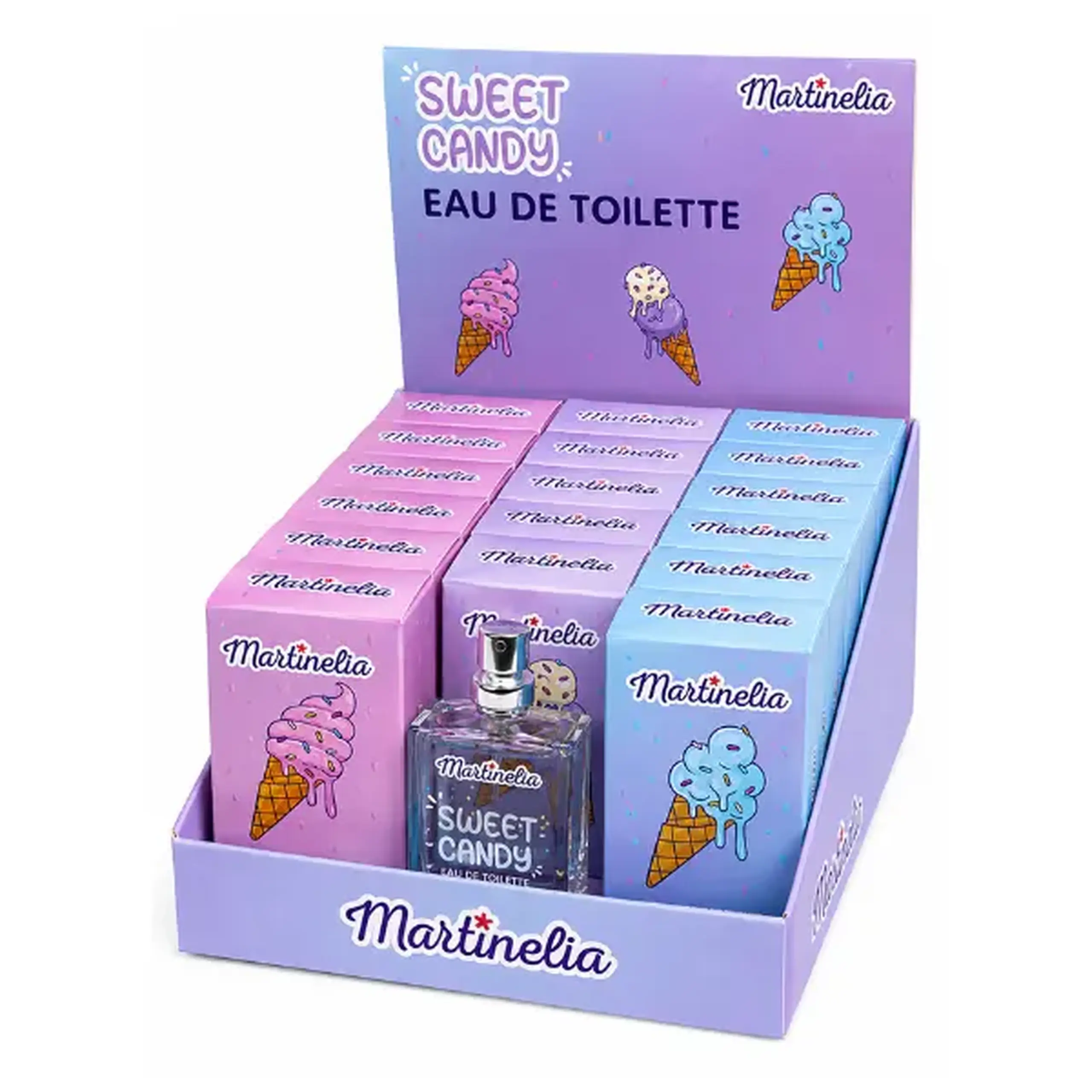 Martinelia apă de toaletă „Bomboană dulce”, 15 ml, 3 arome