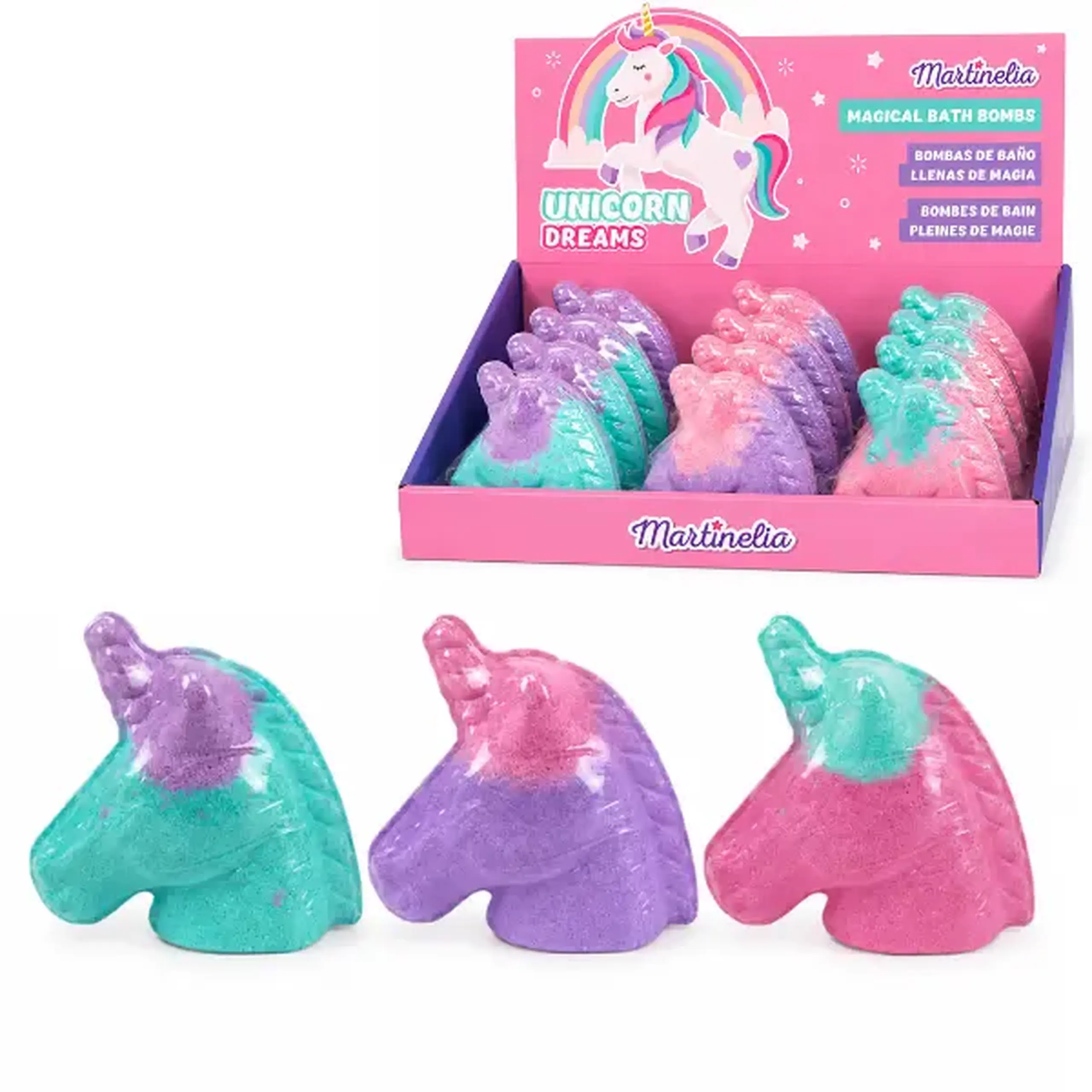 Martinelia Bombe de baie „Visul unicornului” 150 g, 3 modele