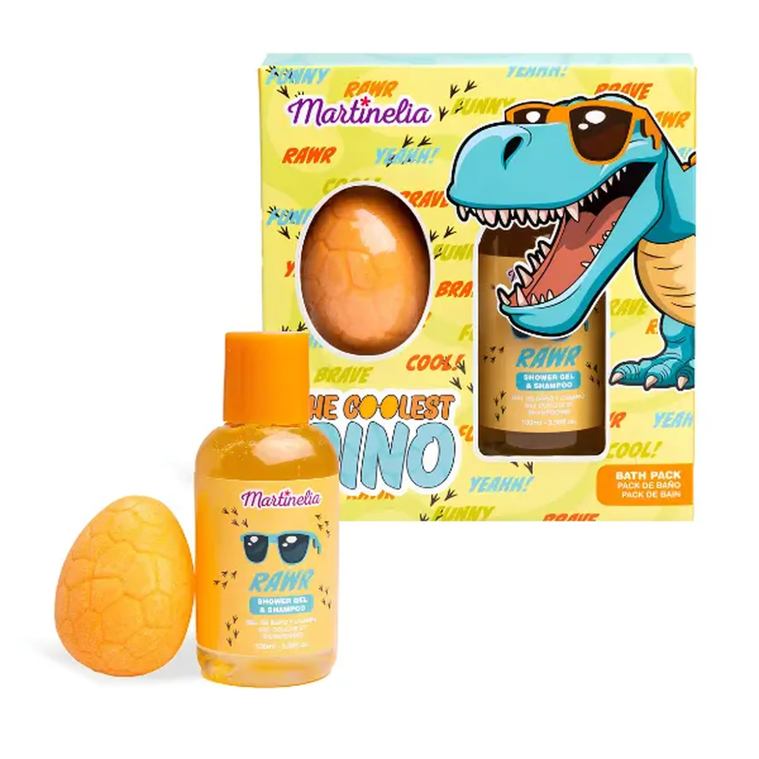 Martinelia set cadou „Cel mai cool dinozaur”, 2 elem.