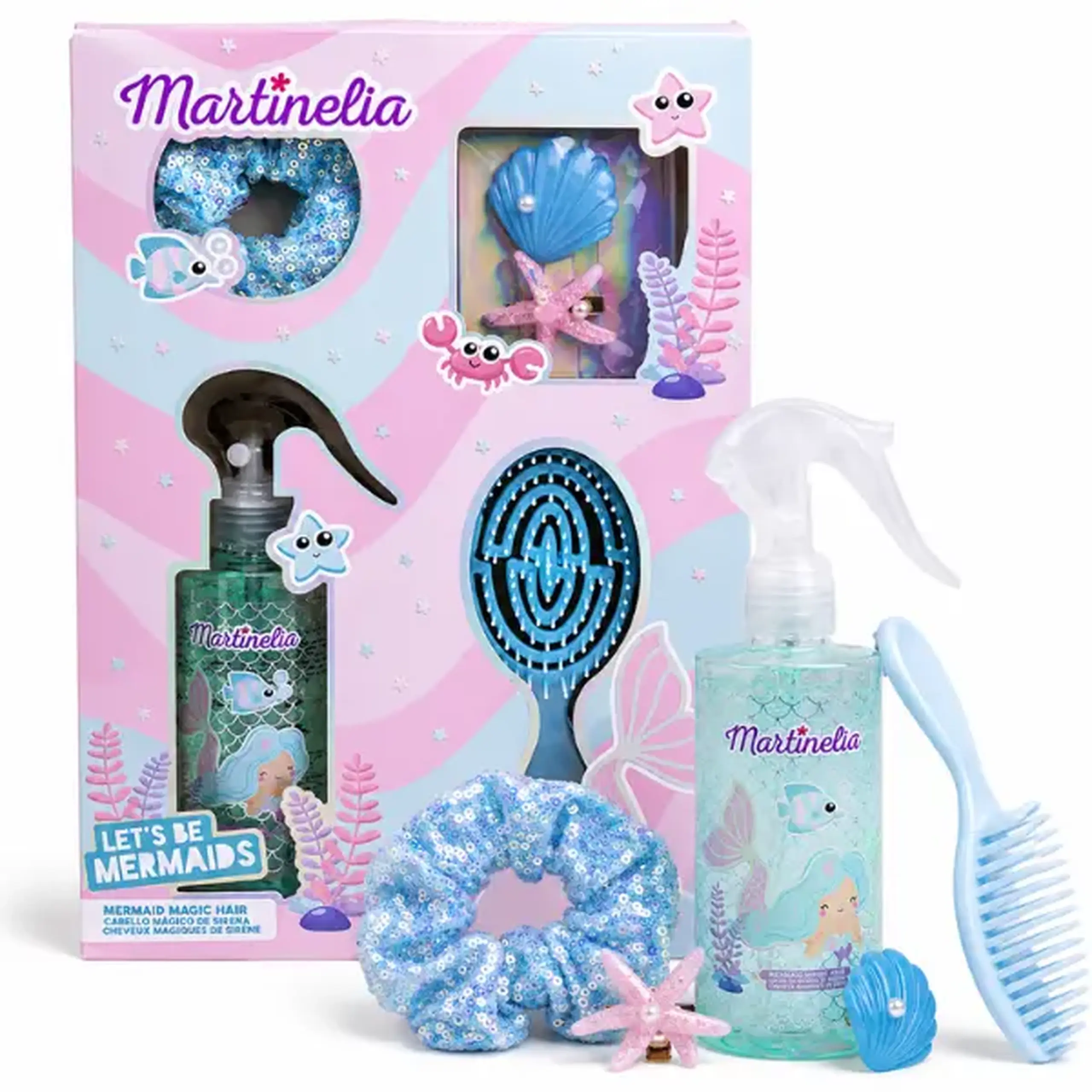Martinelia set cadou pentru păr „Să fim sirene”, 3 elem.