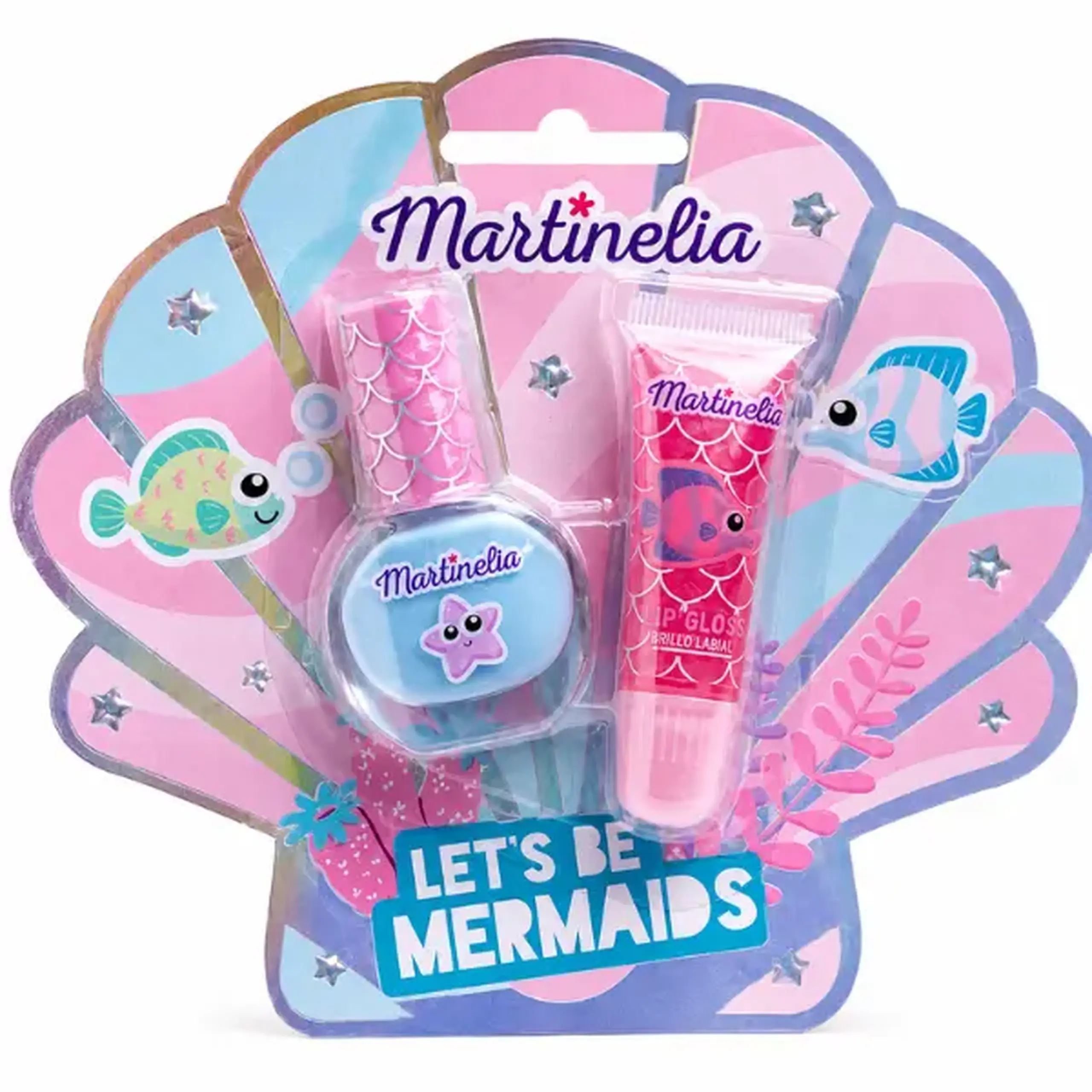 Martinelia Ojă și luciul de buze „Să fim sirene”, 2 elem.