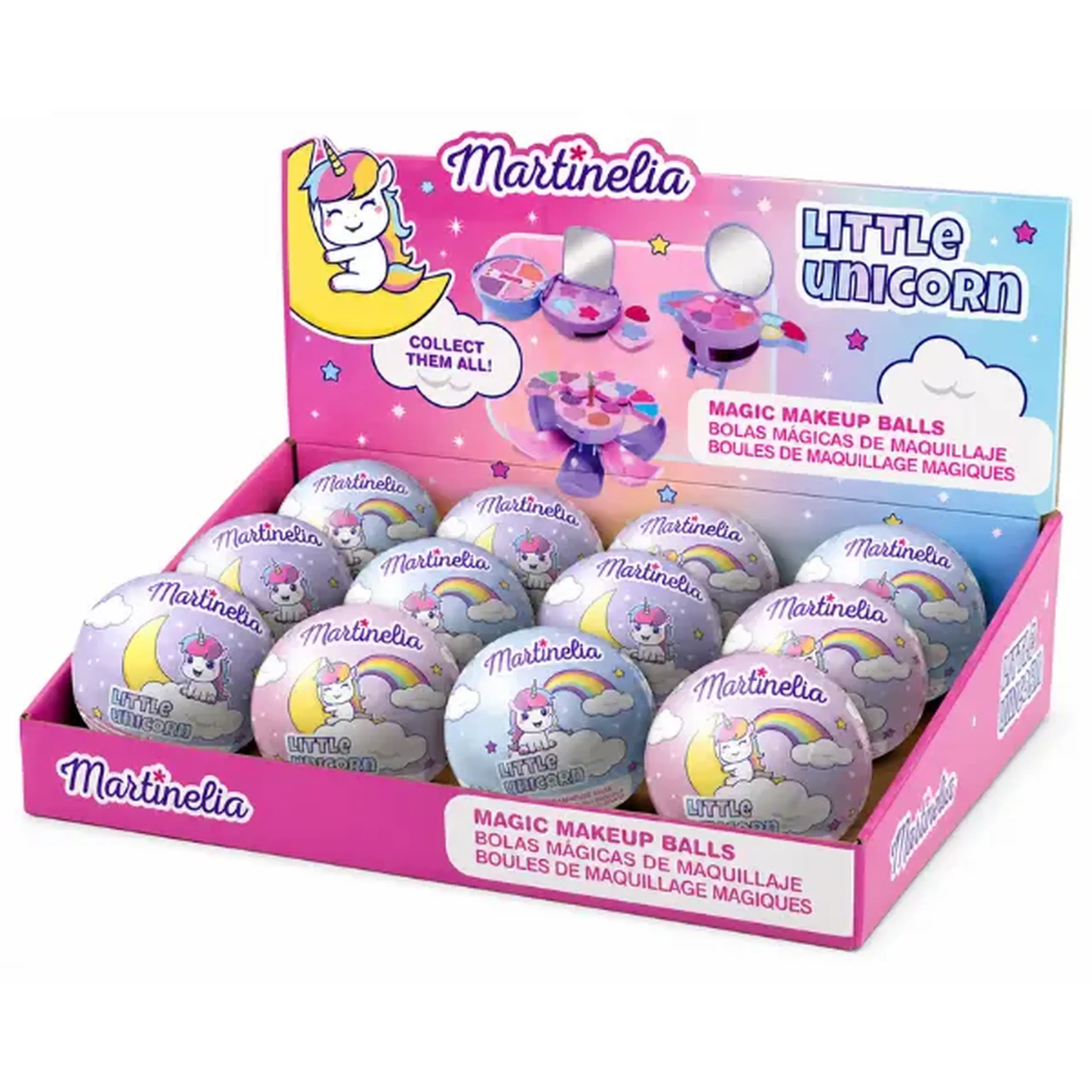 Martinelia Biluțe magice cu cosmetice „Micul Unicorn”, 3 modele