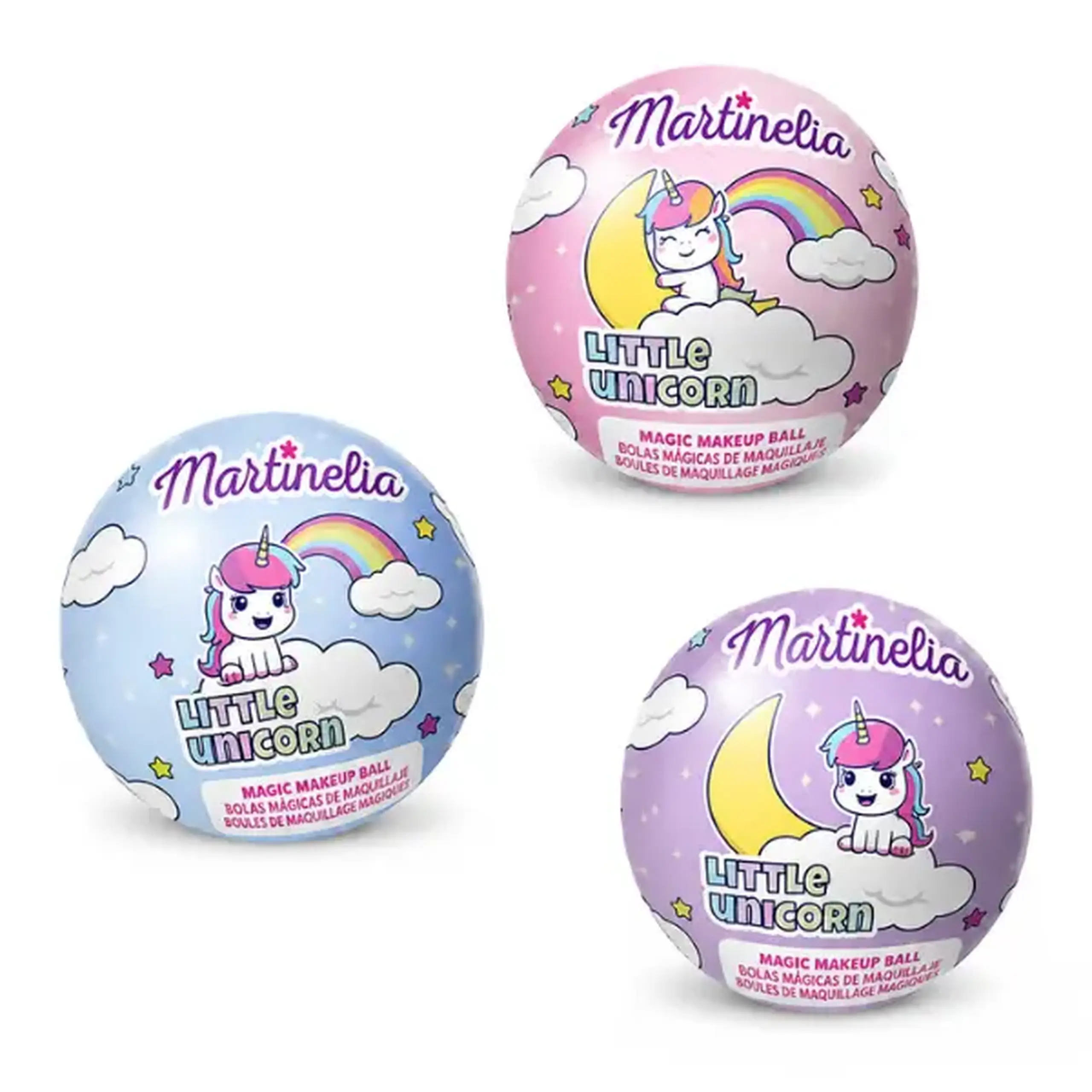 Martinelia Biluțe magice cu cosmetice „Micul Unicorn”, 3 modele