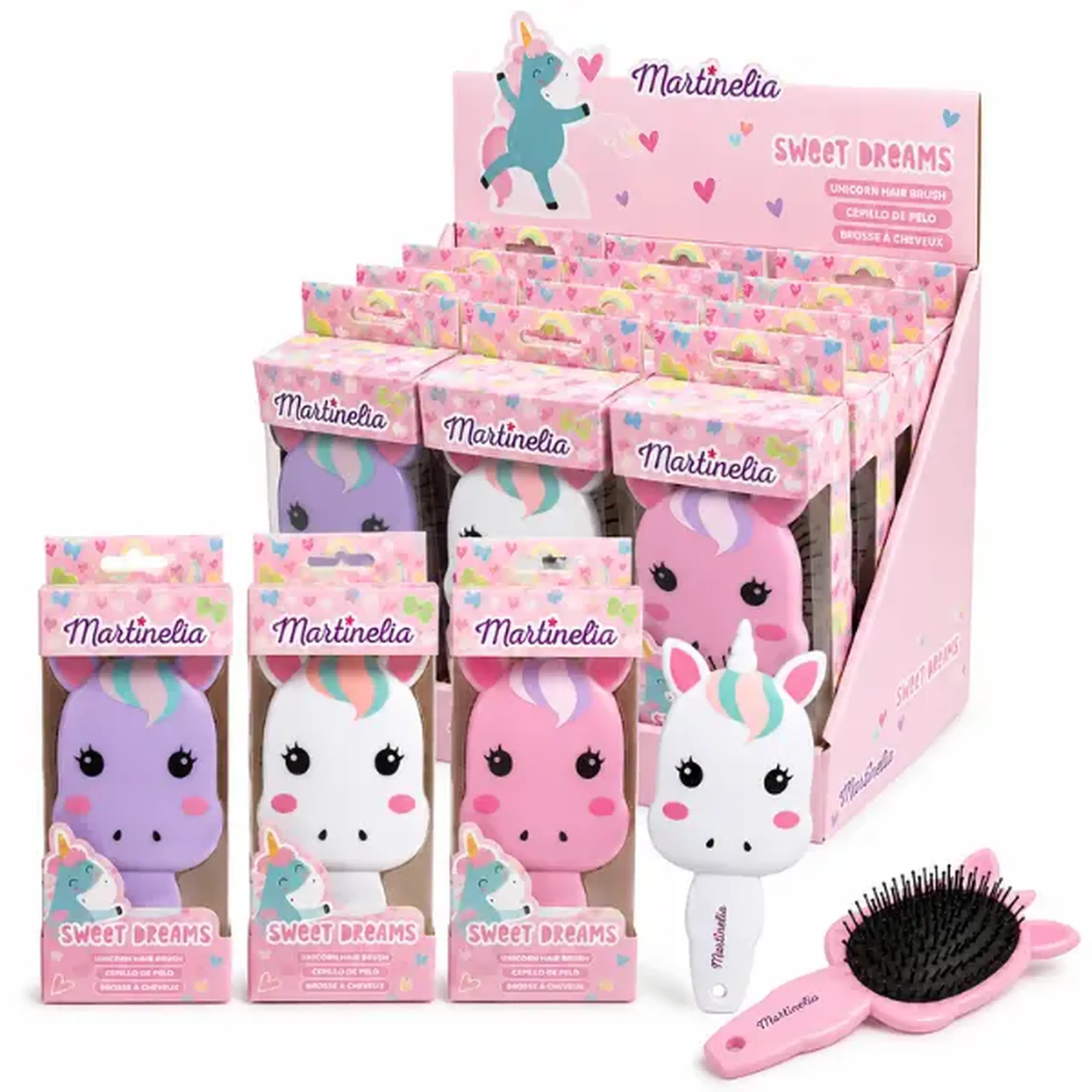 Martinelia perie de păr „Sweet Dreams:Unicorn” 3 modele