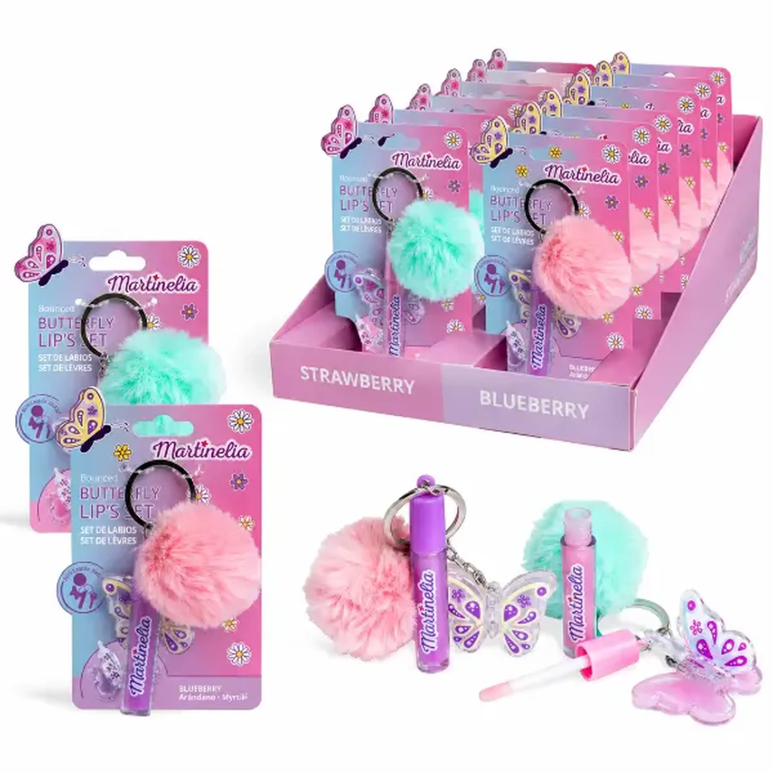 Martinelia set pentru buze „Fluture”, 2 modele