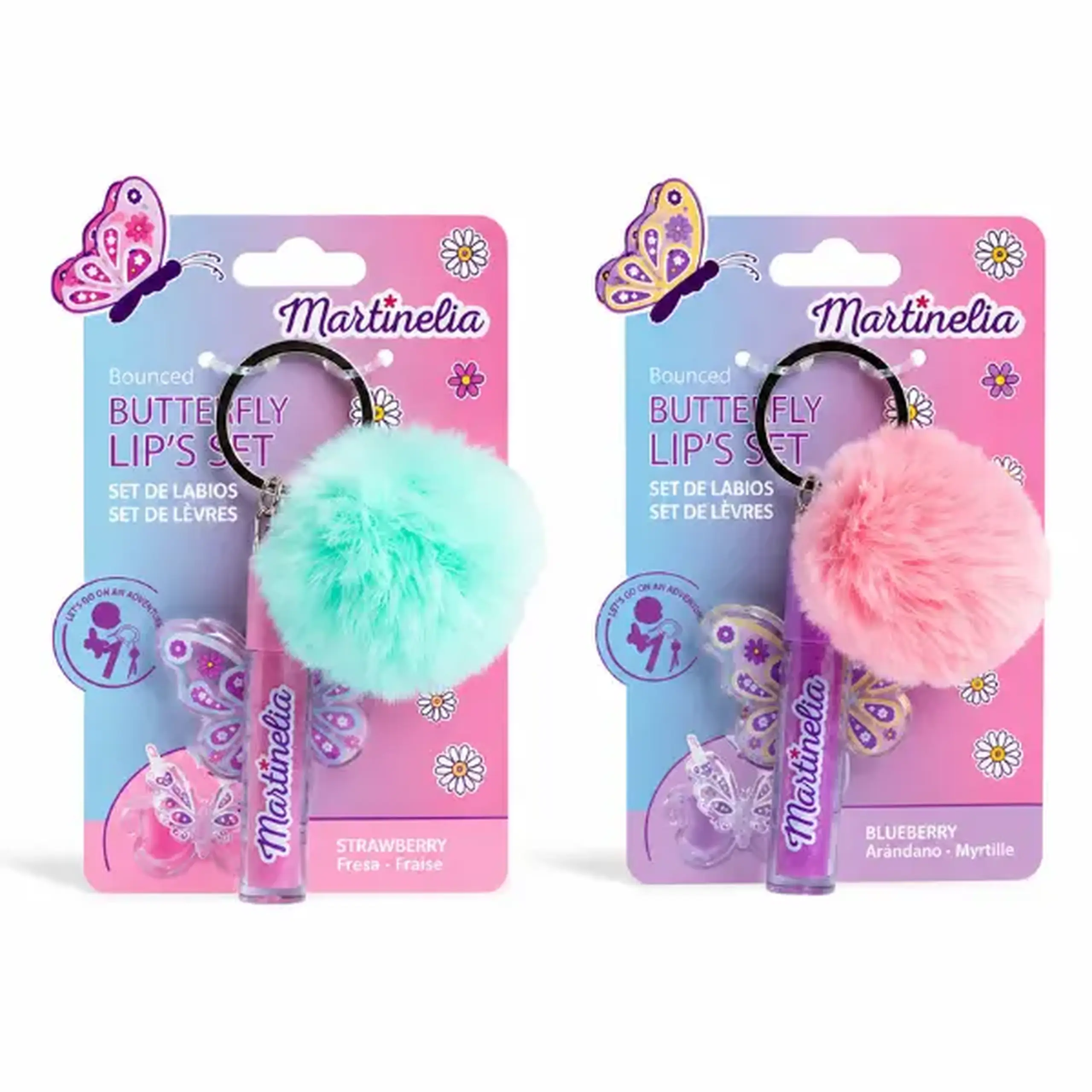 Martinelia set pentru buze „Fluture”, 2 modele