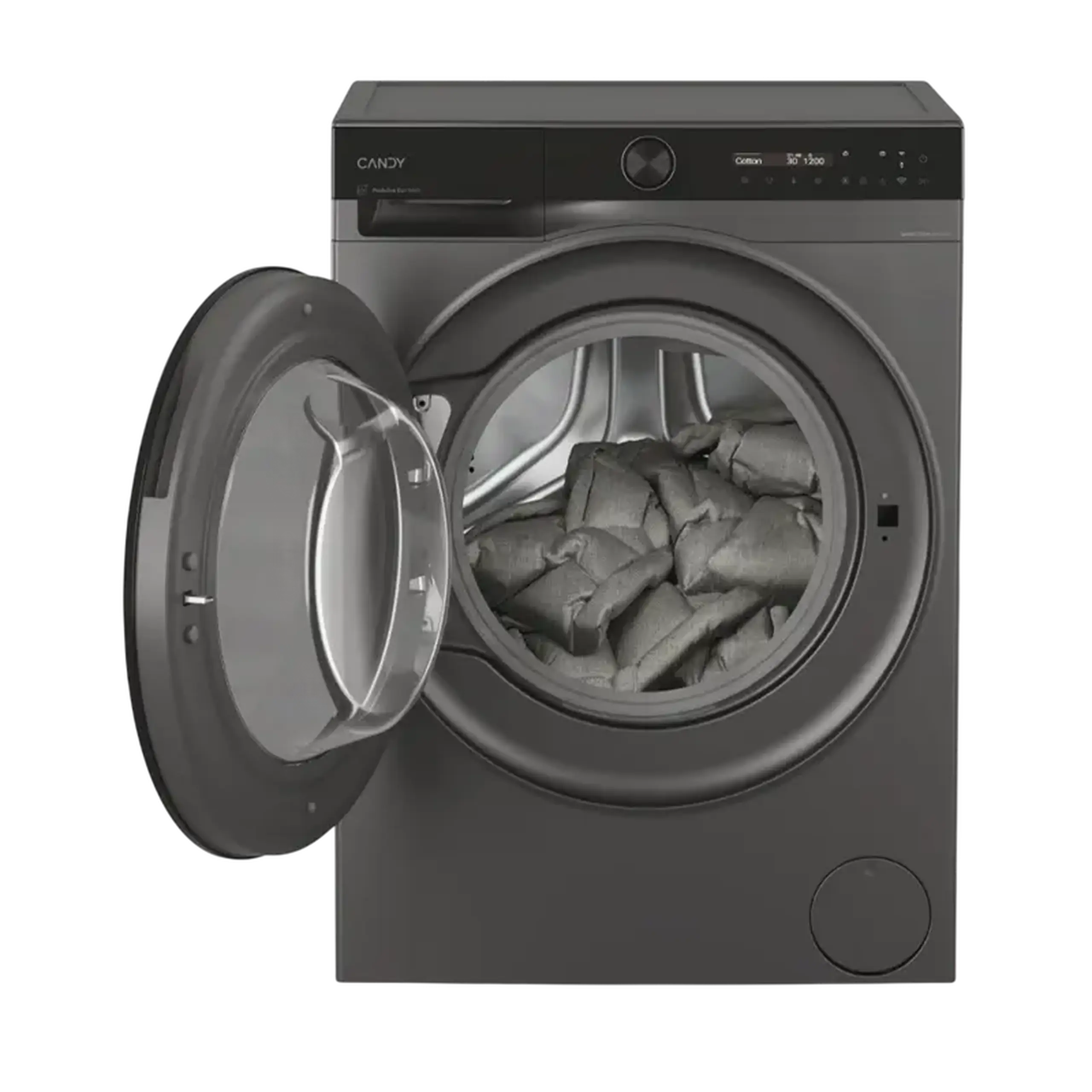 Mașină de spălat Candy BS 49SB8G-S, 9kg, Gri