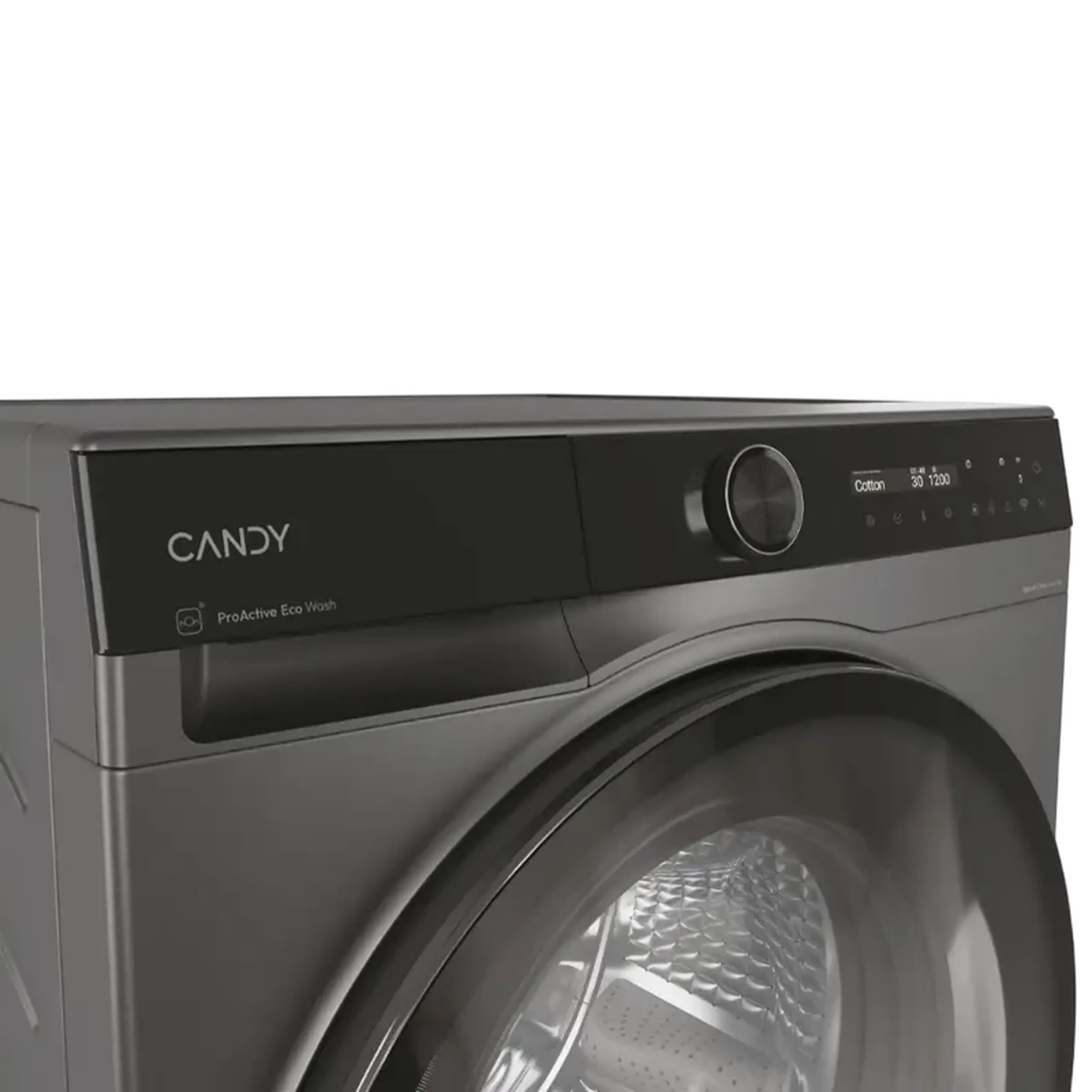 Mașină de spălat Candy BS 49SB8G-S, 9kg, Gri
