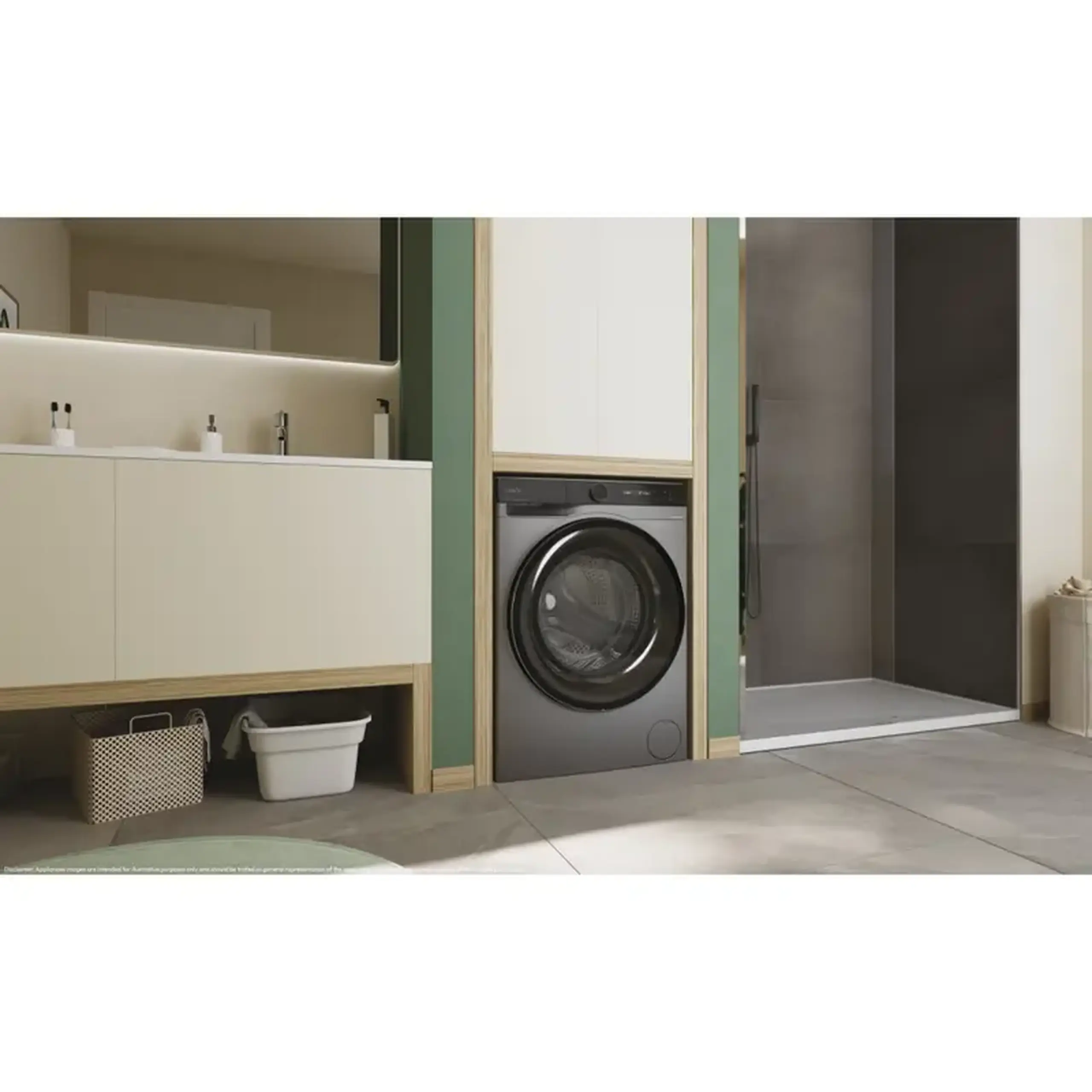 Mașină de spălat Candy BS 49SB8G-S, 9kg, Gri