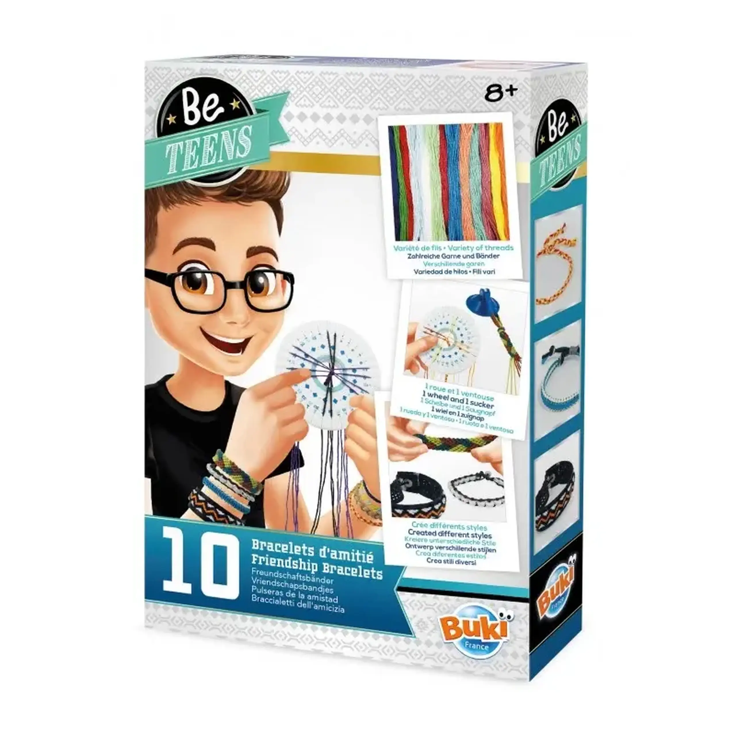 Set creativ Brățările prieteniei, 8+ ani — Buki - Implicit