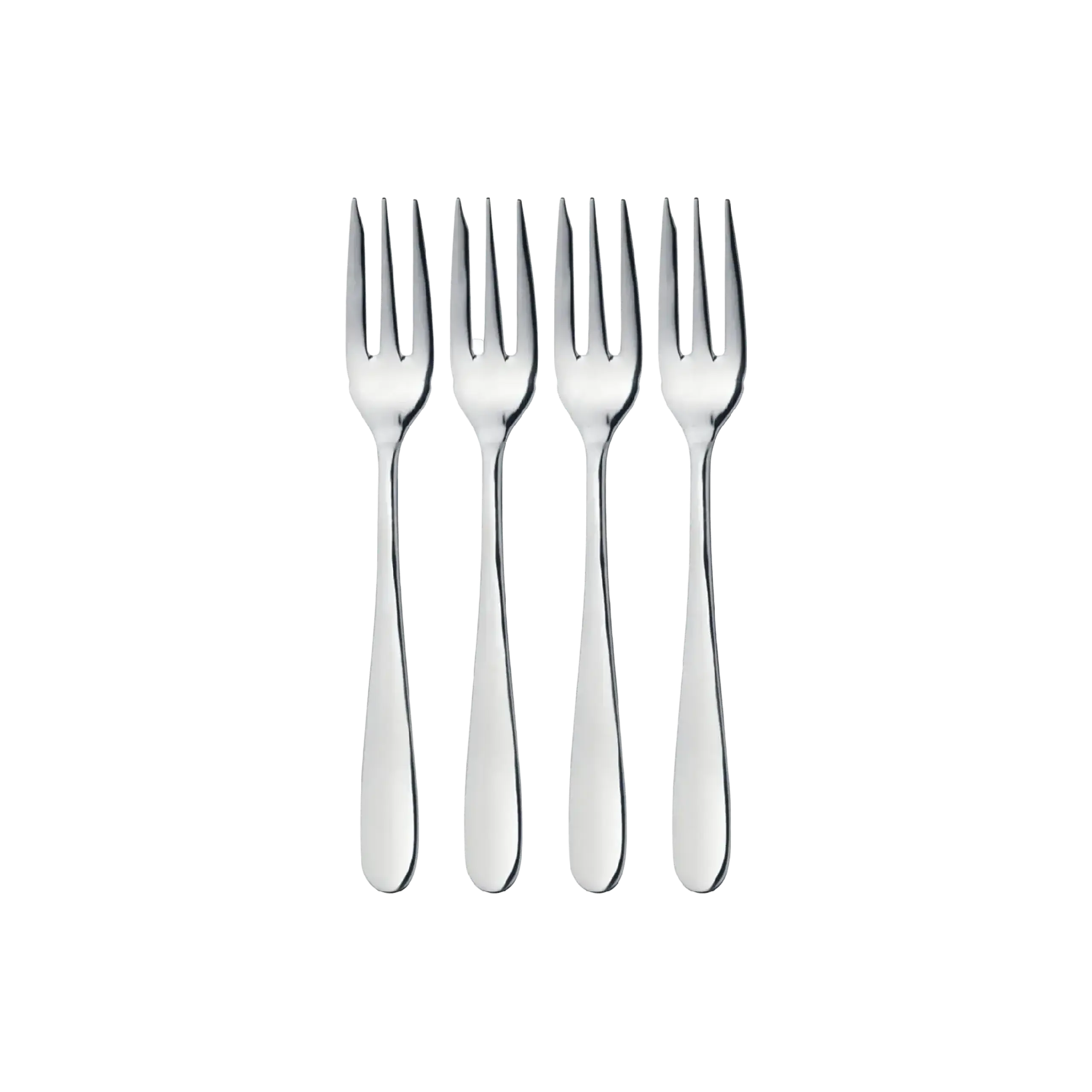 Set 4 furculițe pentru patiserie și desert MasterClass, inox