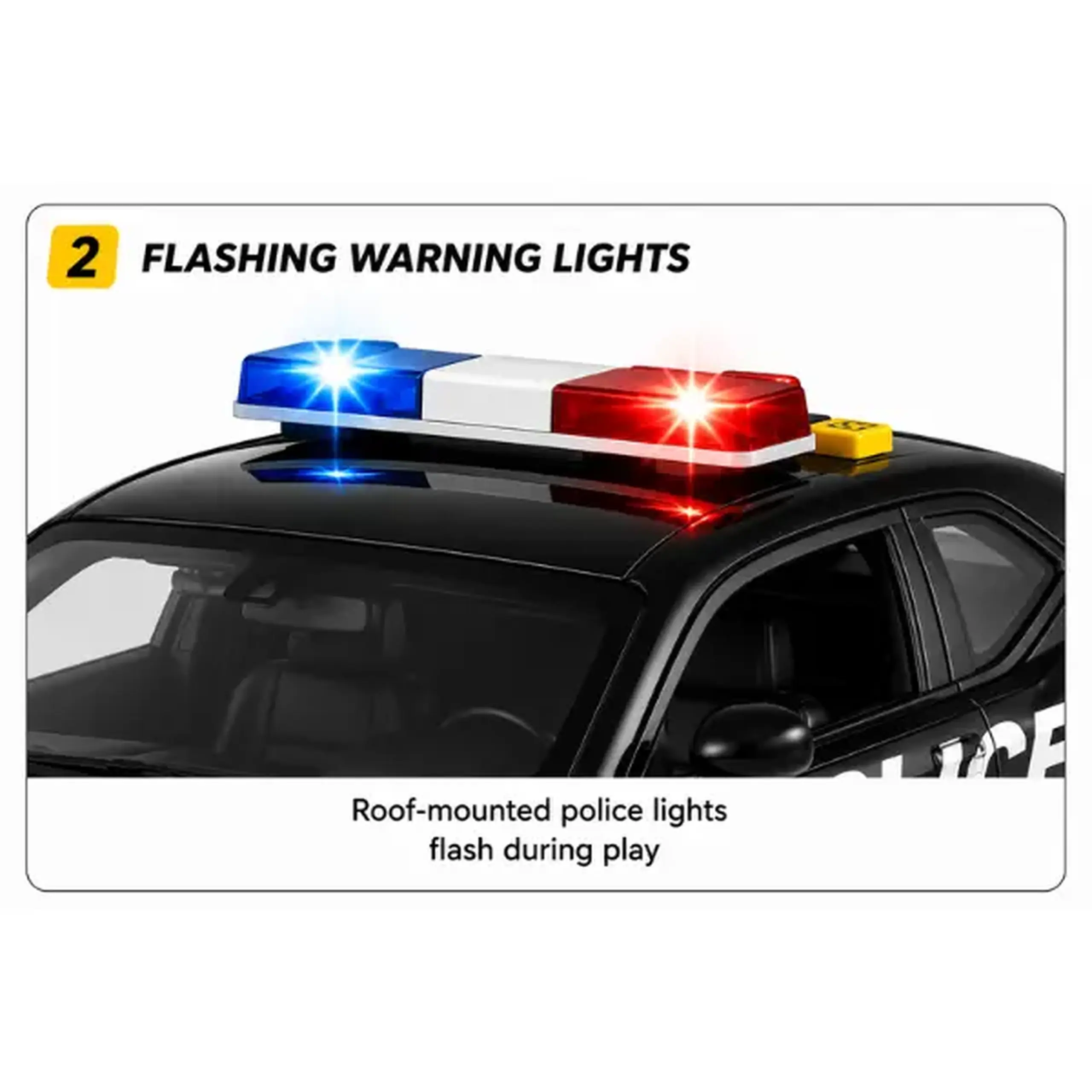 Mașină de poliție 1:18 (lumină / sunet)
