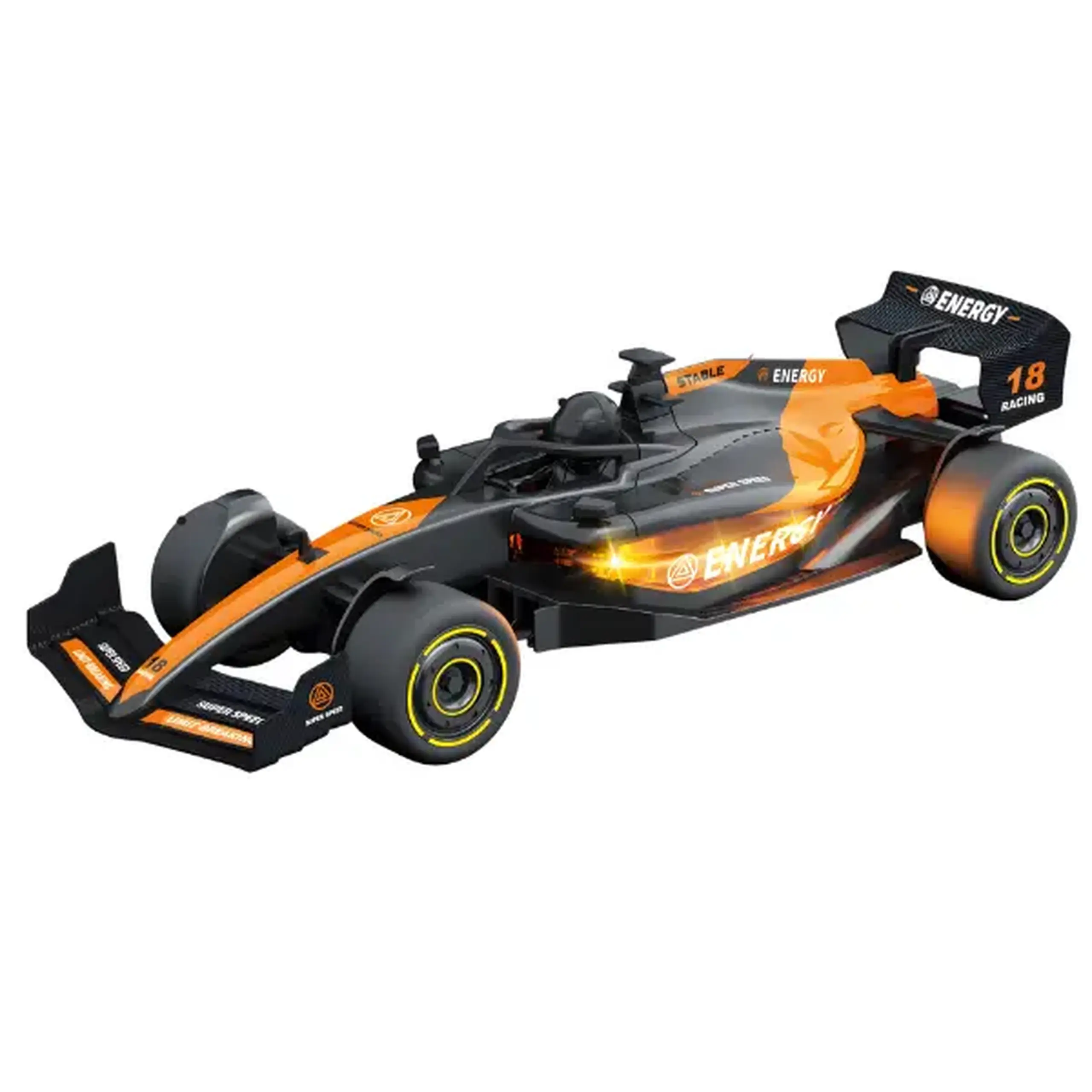 1:18 Mașină de curse F1 cu inerție, (lumină/sunet)