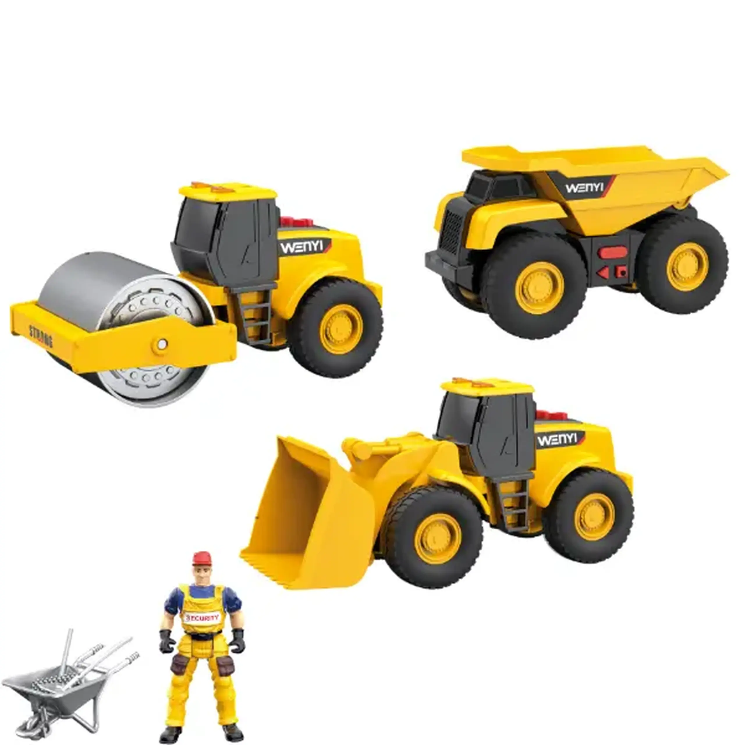 1:32 Set utilaje de construcții cu fricțiune (lumini /sunete)