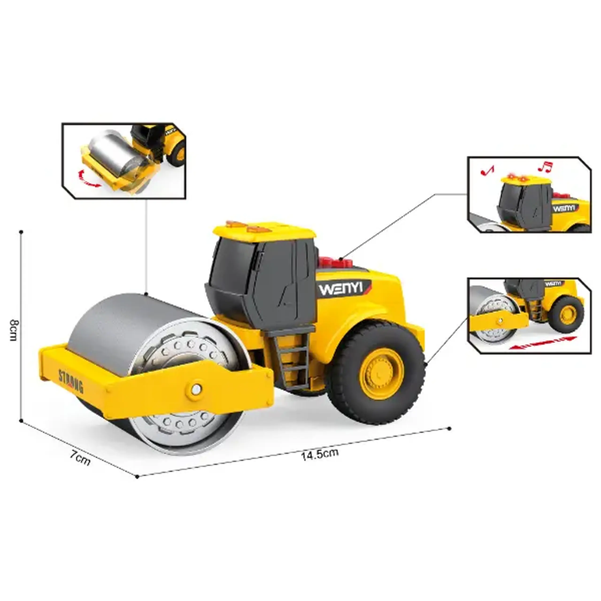 1:32 Compactor rutier cu fricțiune (lumini /sunete)