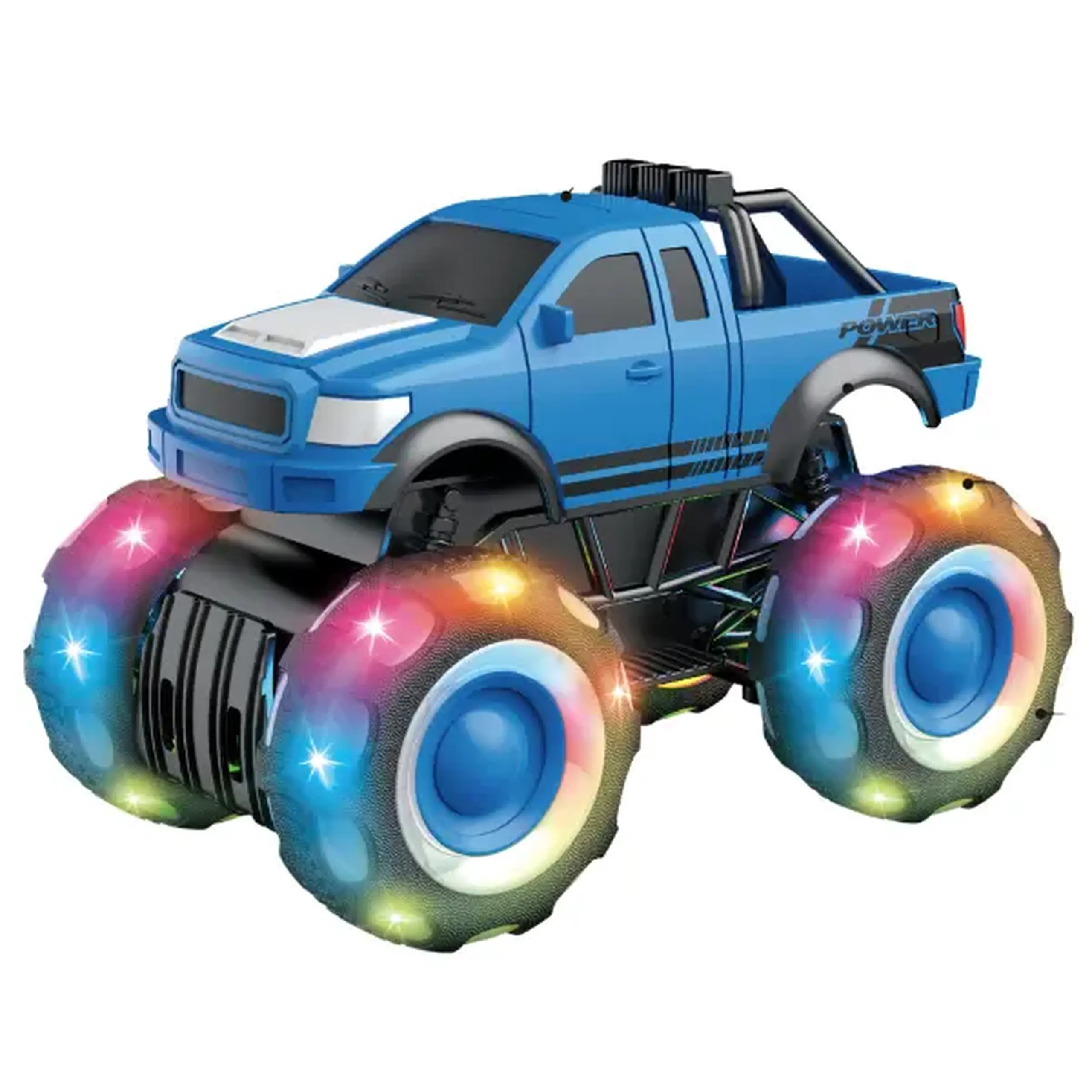 1:32 Monster Truck cu inerție (lumină/sunet), albastru