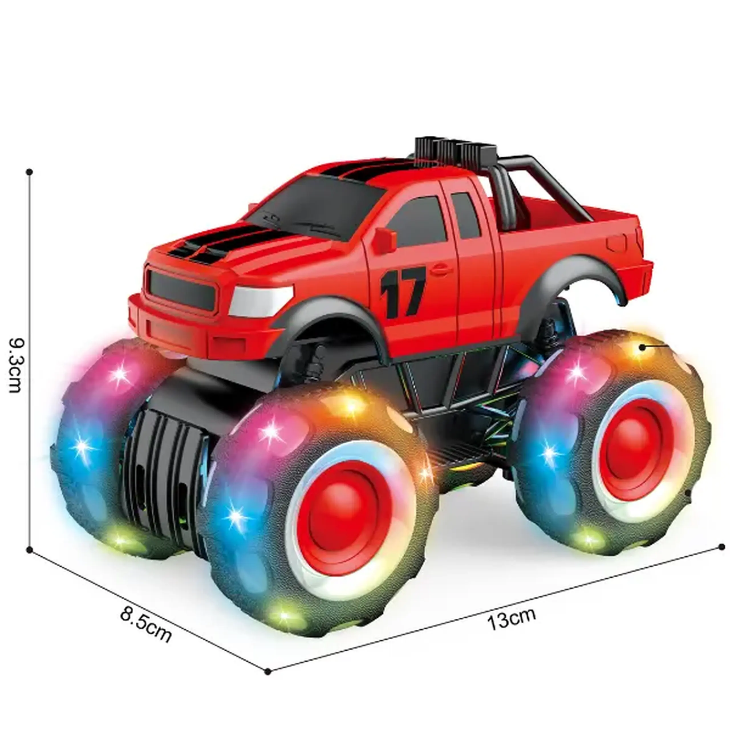 1:32 Monster Truck cu inerție (lumină/sunet)