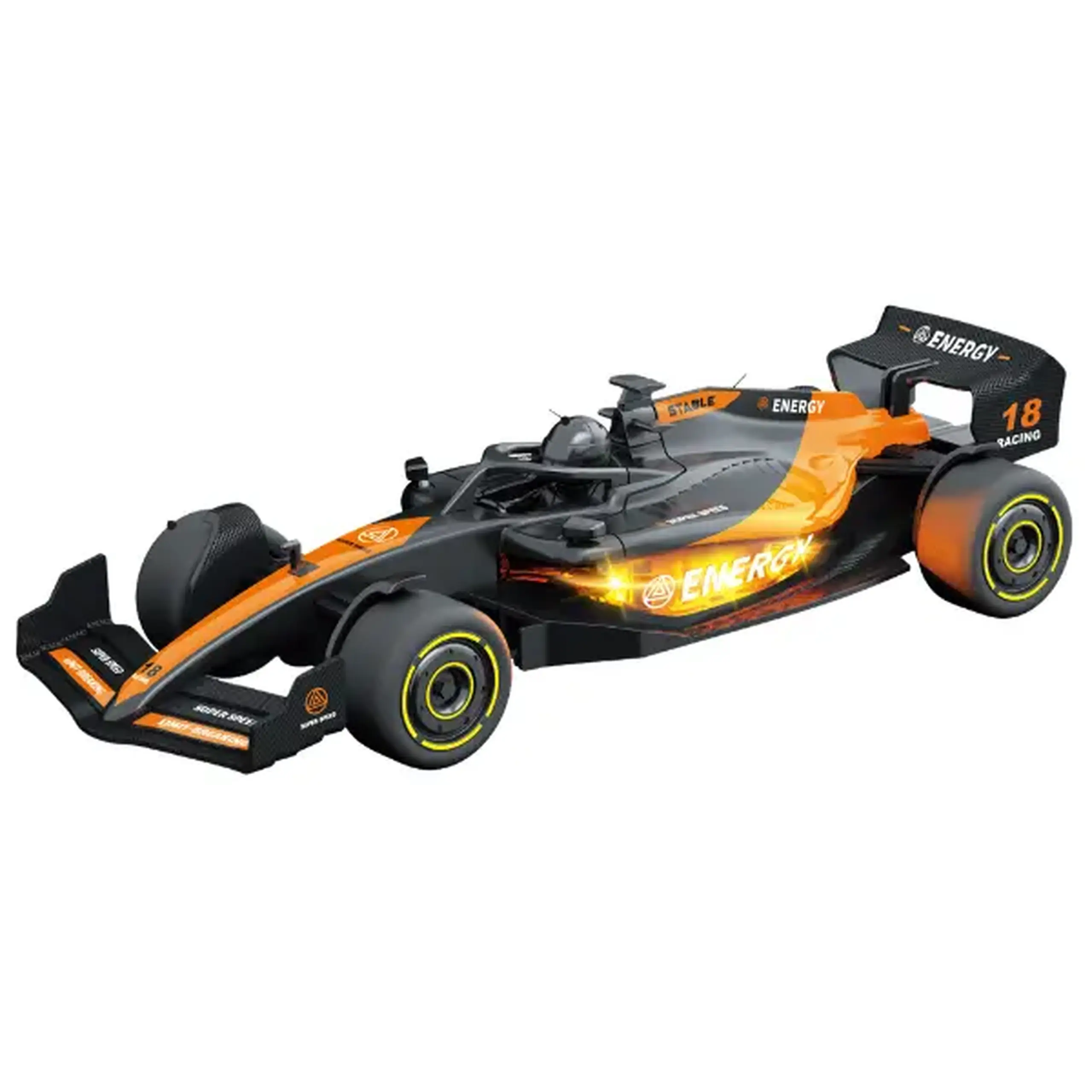 1:24 Mașină de curse F1 cu mecanism pull-back, (lumină/sunet)