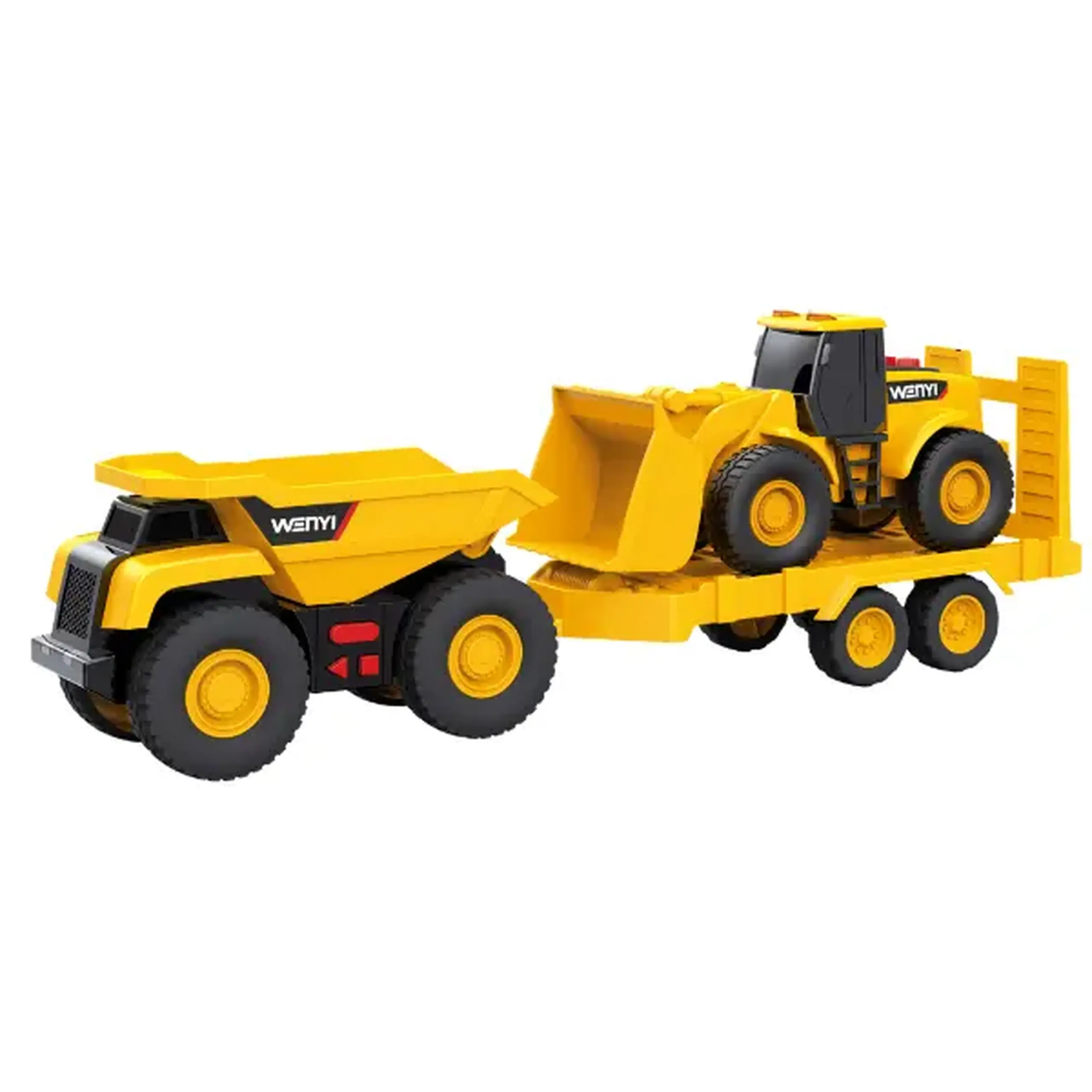 1:32 Basculantă cu Cilindru compactor cu fricțiune (lumini /sunete)