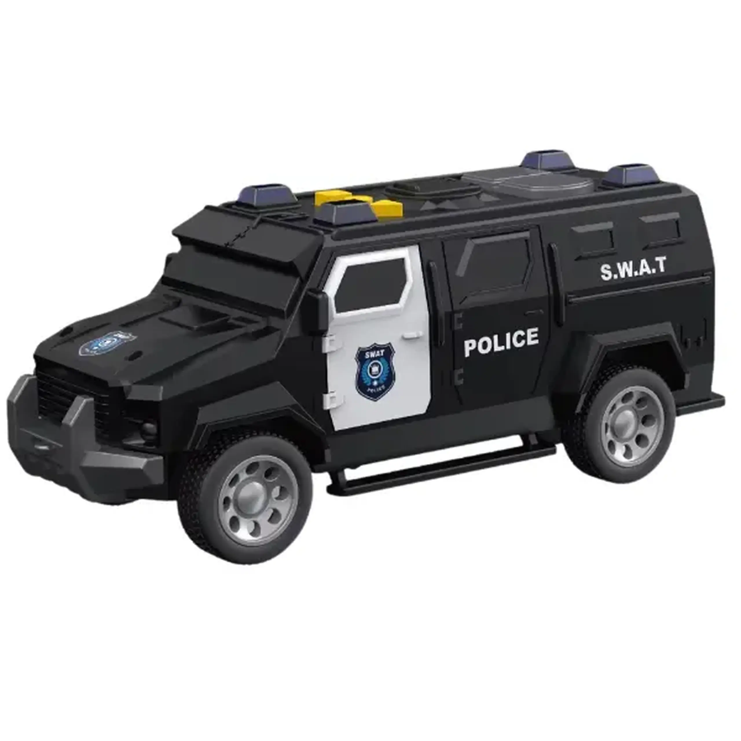 1:32 Set vehicule de poliție cu fricțiune (lumini / sunete)