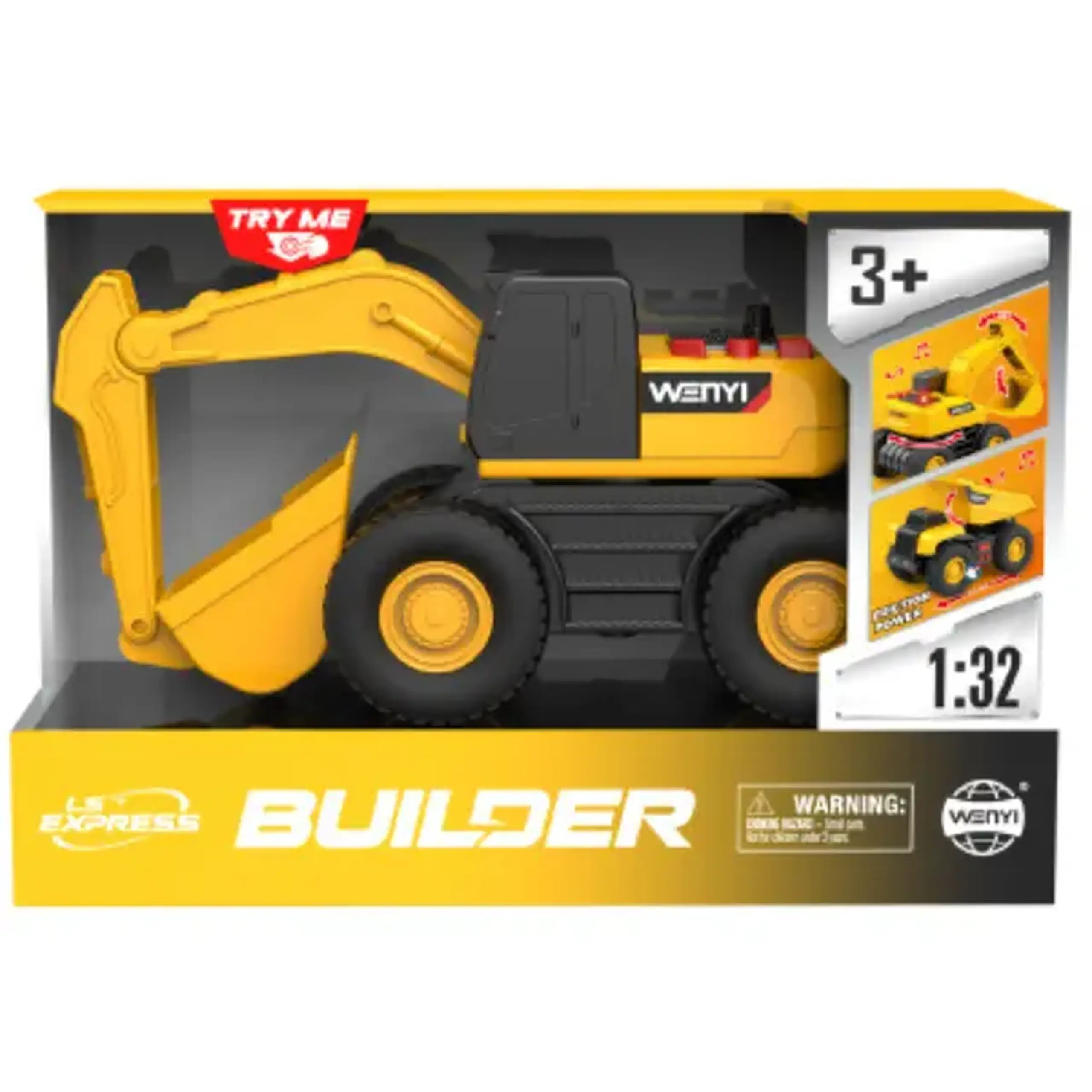 1:32 Excavator cu fricțiune (lumini /sunete)