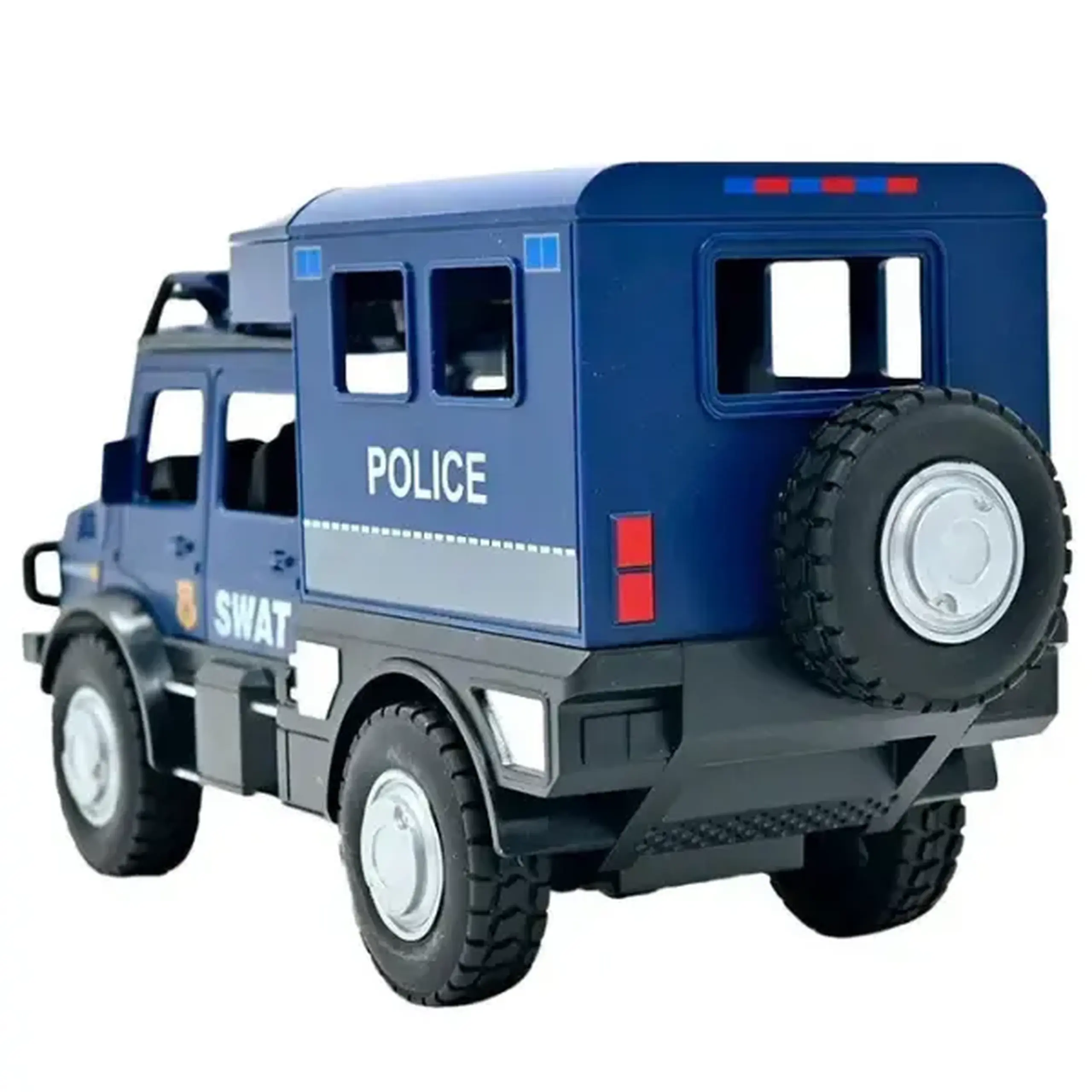 1:16 Jeep de poliție cu inerție (lumini /sunete / ușile se deschid)