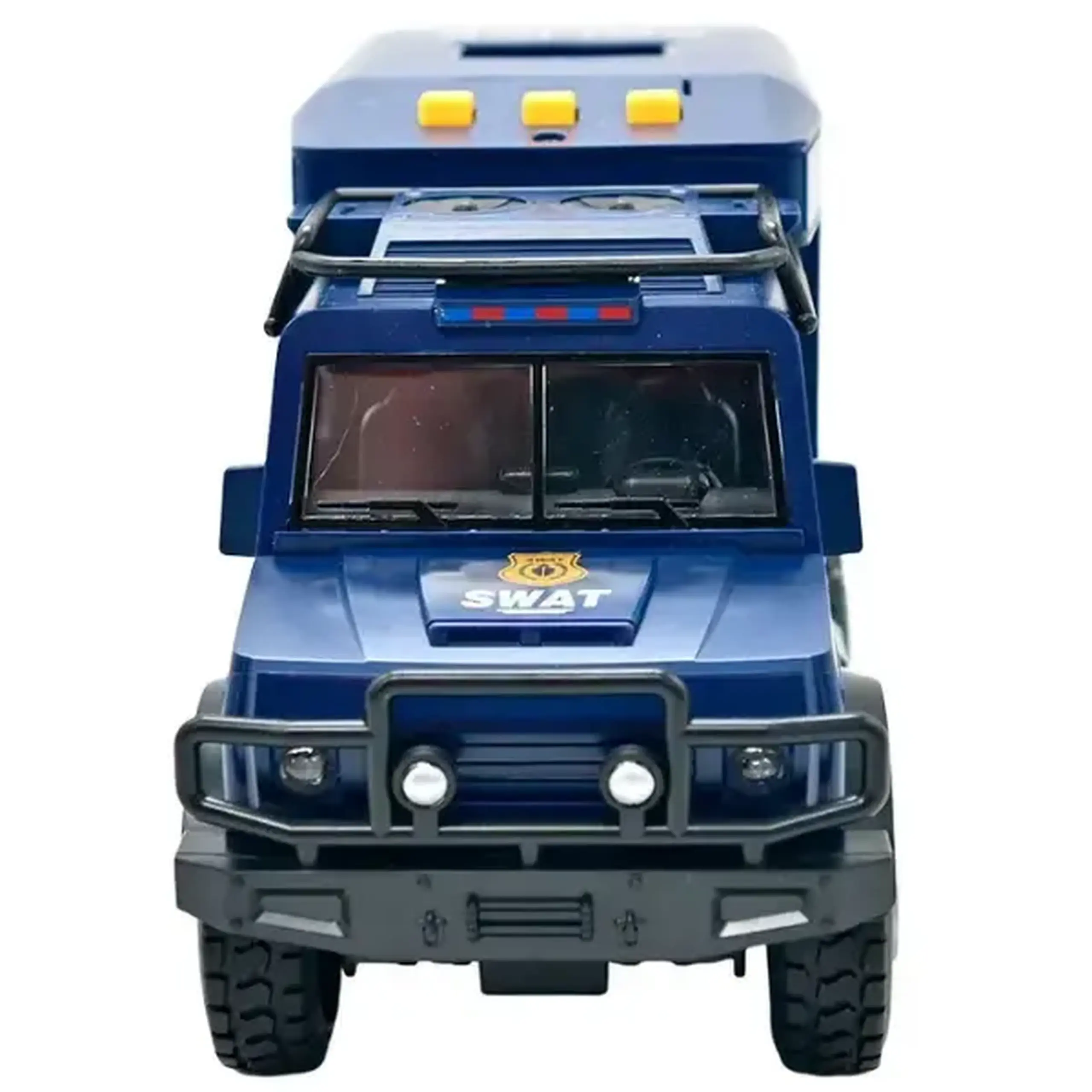 1:16 Jeep de poliție cu inerție (lumini /sunete / ușile se deschid)